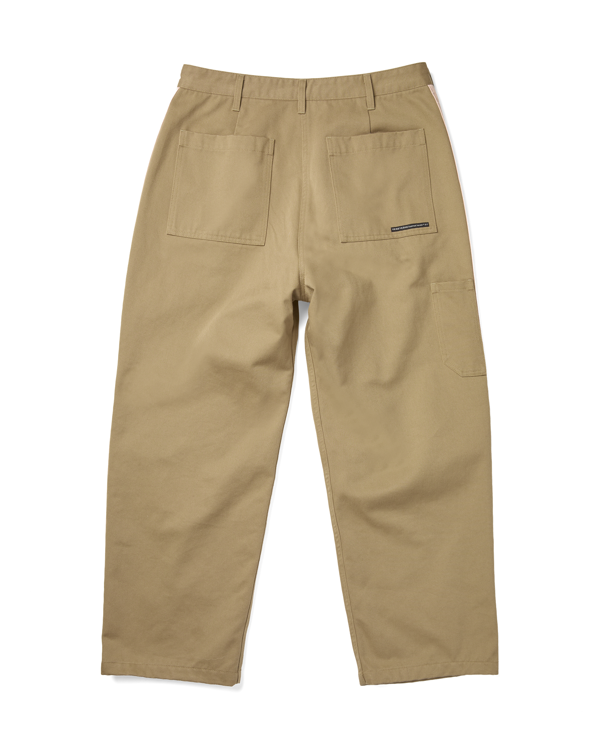 yeseyesee - Side Stripe Work Pants (Beige) product image 2 | TRAB K-Fashion Australia