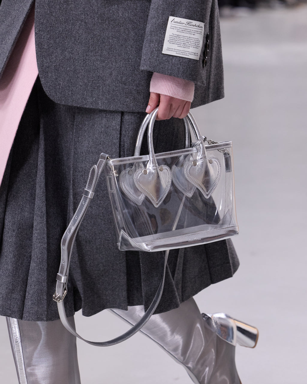 Kimhe Kim - L'amour Transparent Bucket Bag (Transparent) product image 2 | TRAB K-Fashion Australia