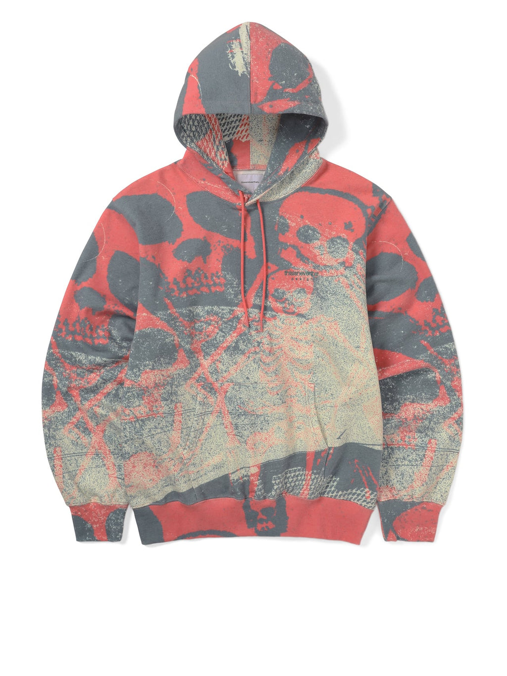 thisisneverthat - Skeletons Hoodie (Red) product image 1 | TRAB K-Fashion Australia