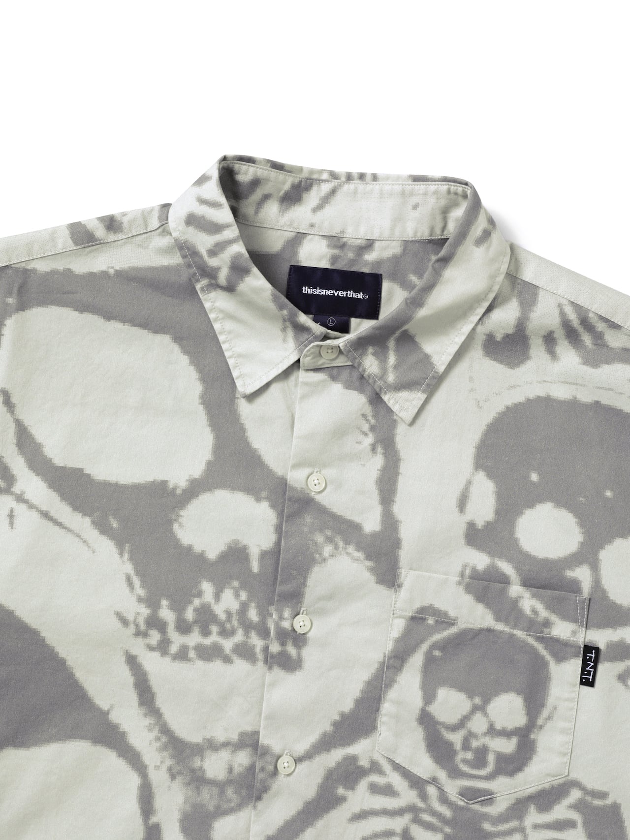 thisisneverthat - Skeletons Shirt (Stone) product image 2 | TRAB K-Fashion Australia
