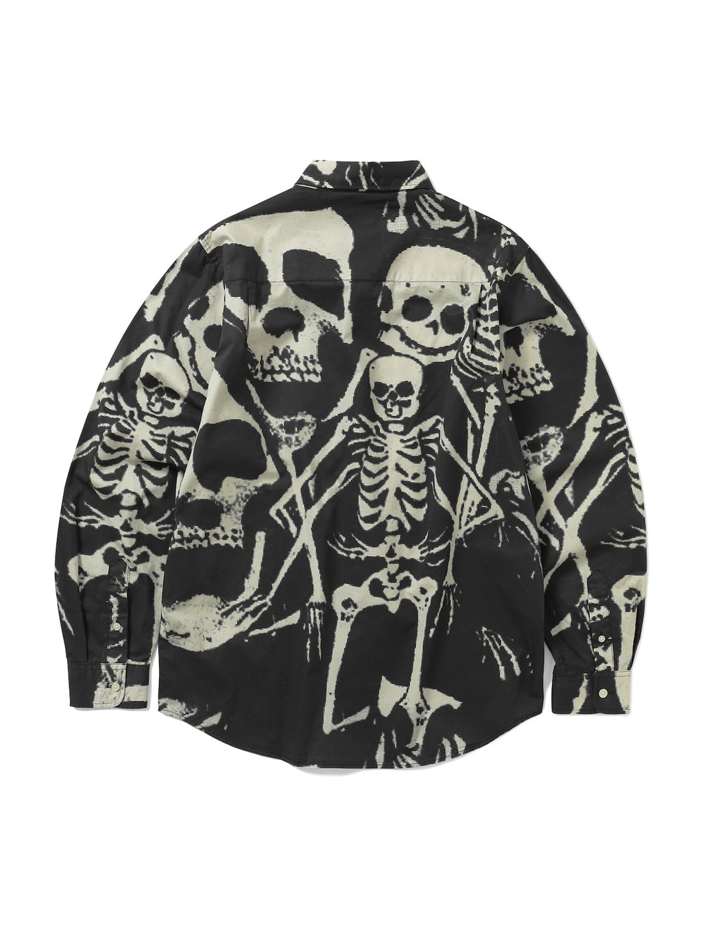 thisisneverthat - Skeletons Shirt (Washed Black) product image 5 | TRAB K-Fashion Australia