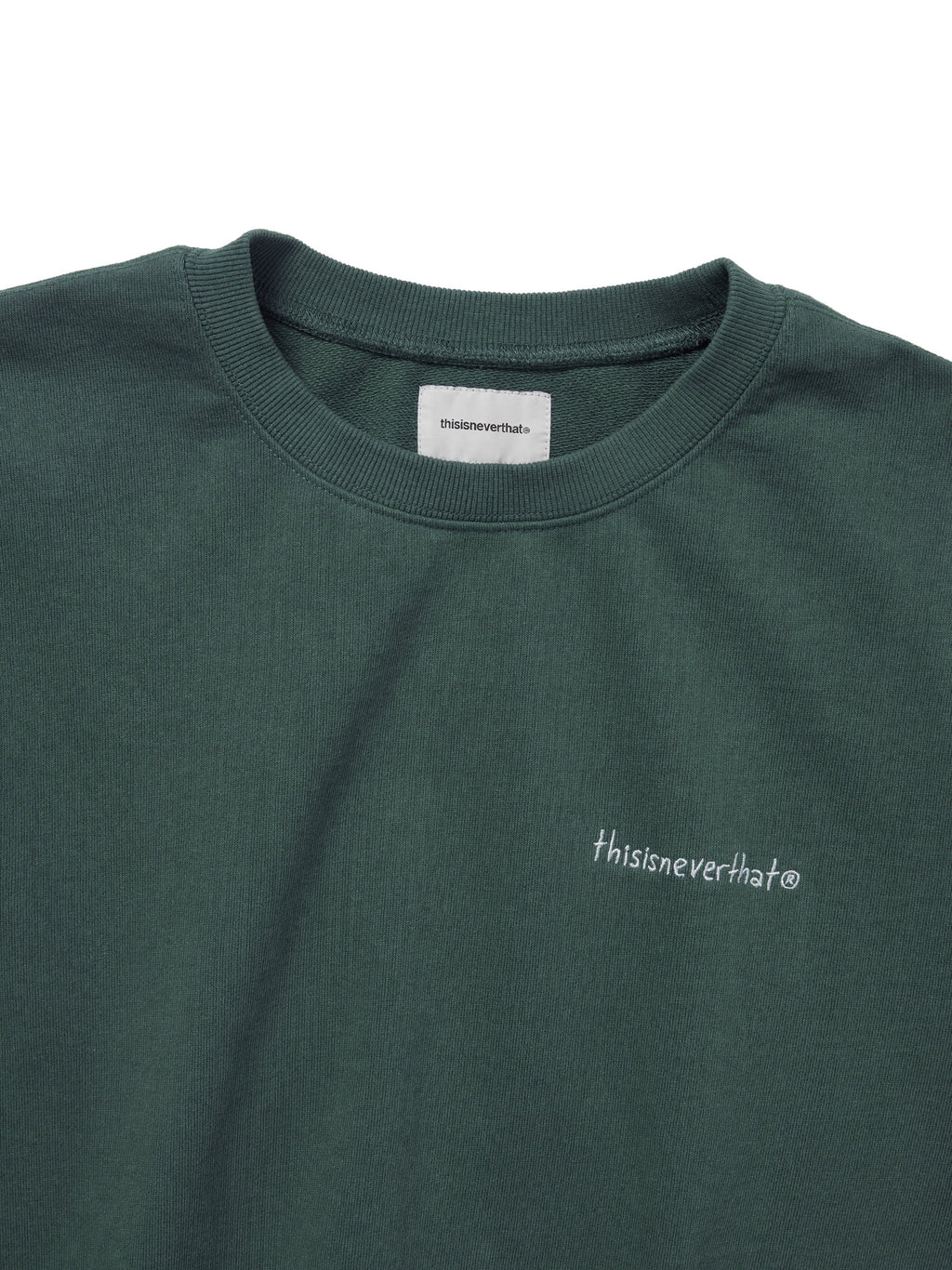 thisisneverthat - Sketch Embroidery Crewneck (Dark Green) product image 2 | TRAB K-Fashion Australia