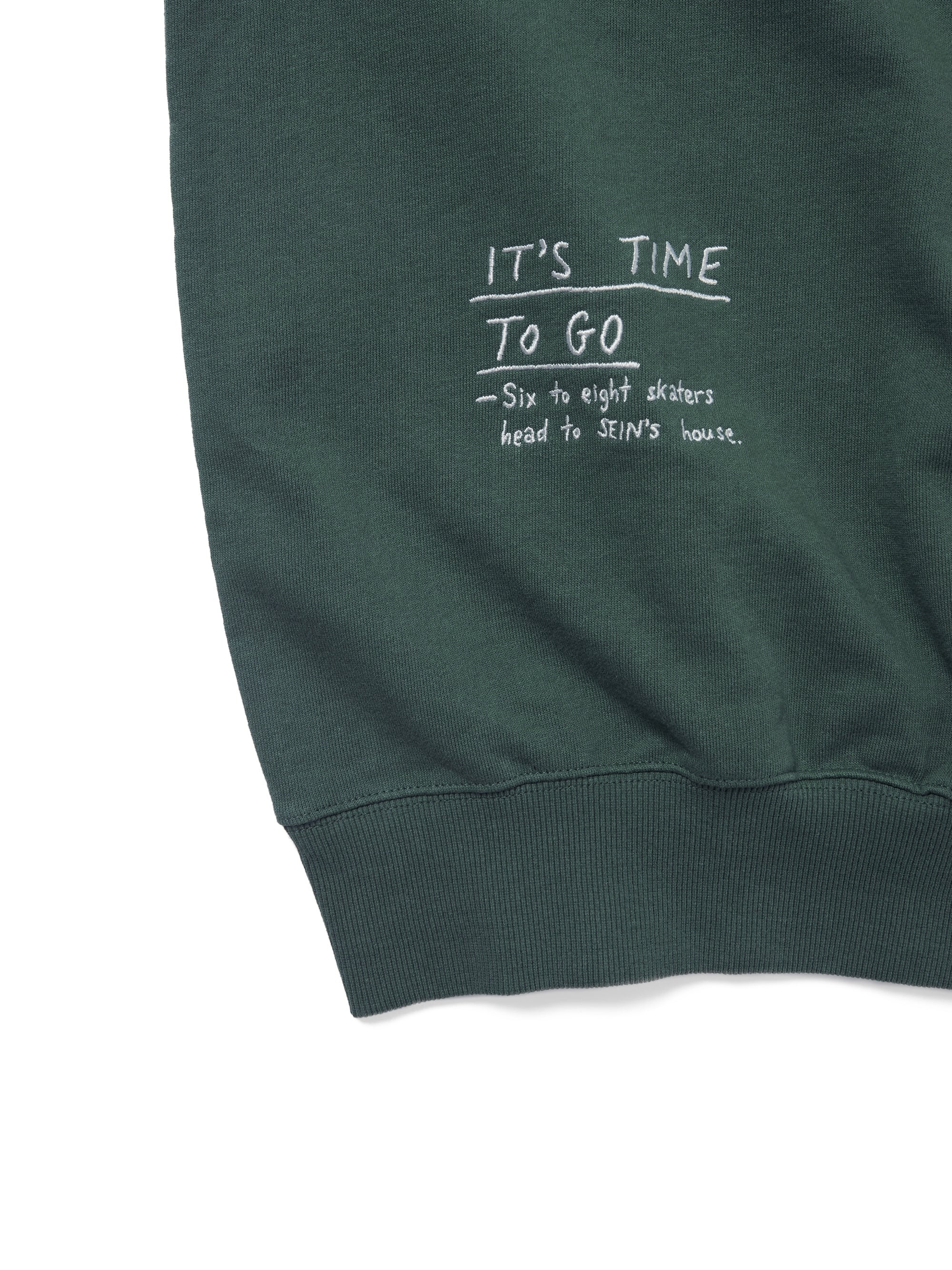 thisisneverthat - Sketch Embroidery Crewneck Heather (Green) product image 3 | TRAB K-Fashion Australia