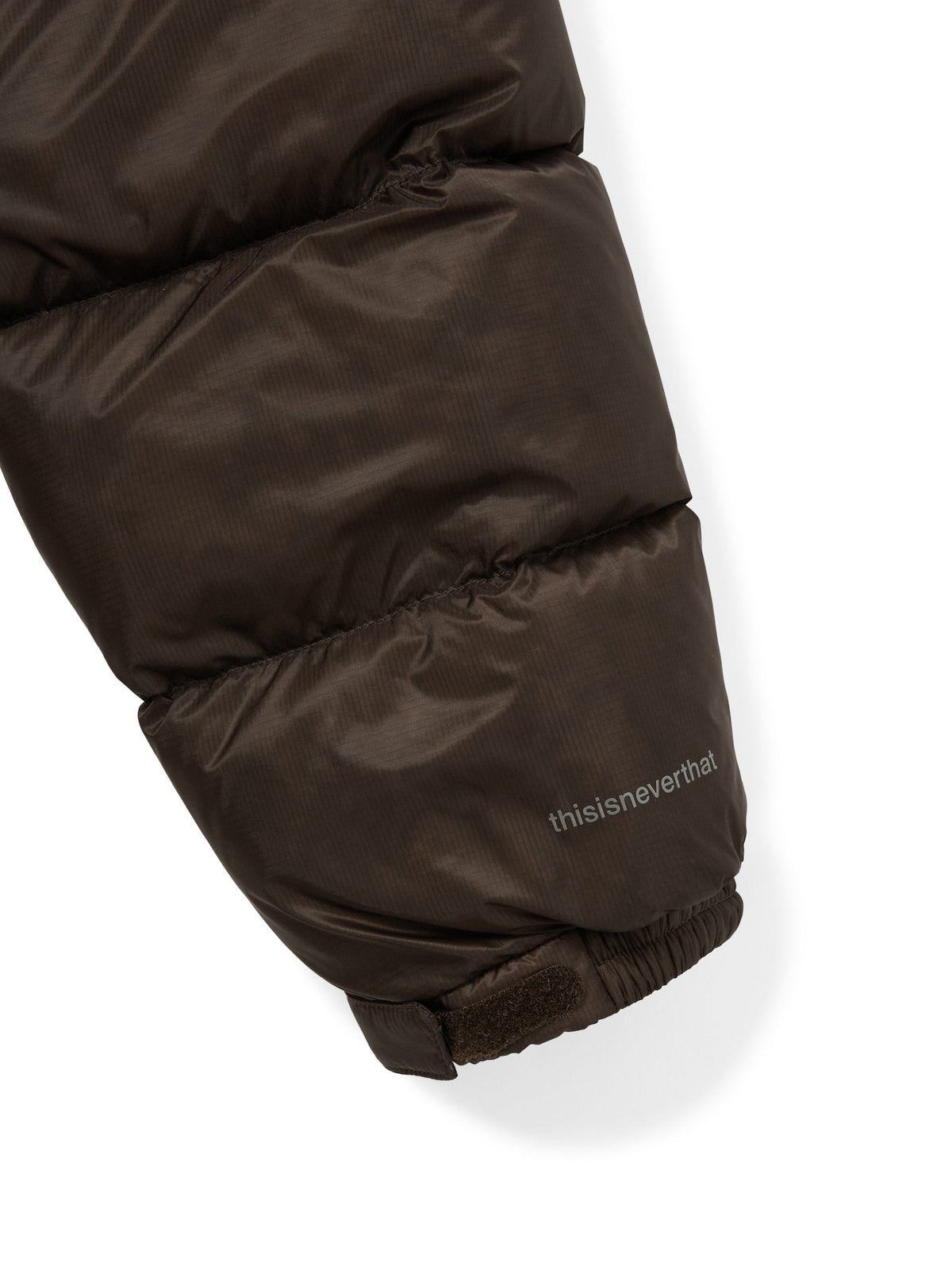 thisisneverthat - Skogar Hooded MID Down Jacket (Brown) product image 5 | TRAB K-Fashion Australia