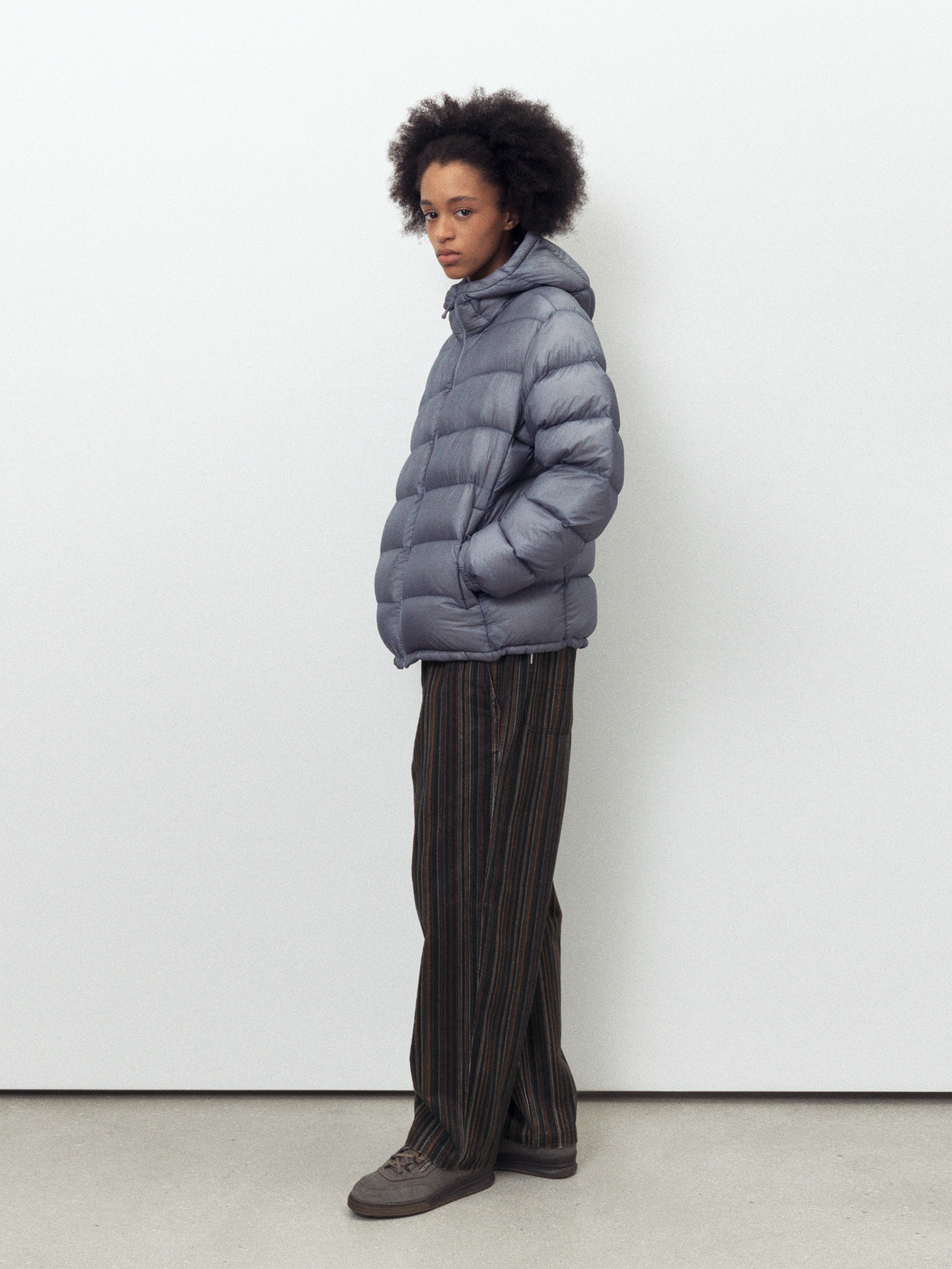 thisisneverthat - Skogar Hooded MID Down Jacket (Peri) product image 9 | TRAB K-Fashion Australia