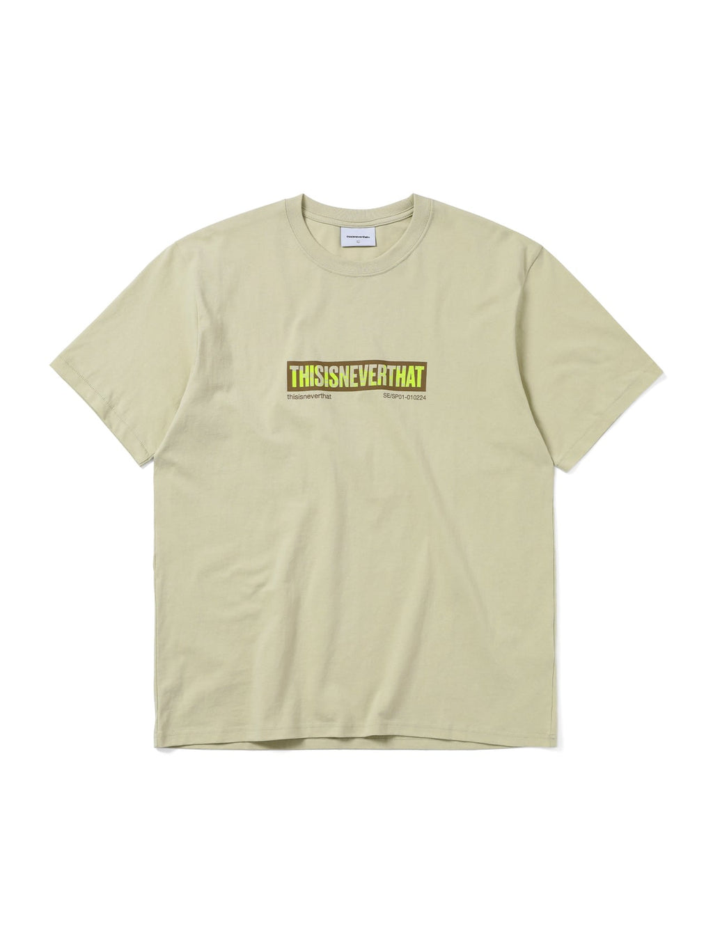 thisisneverthat - Skyscraper Tee (Pale Lime) product image 1 | TRAB K-Fashion Australia