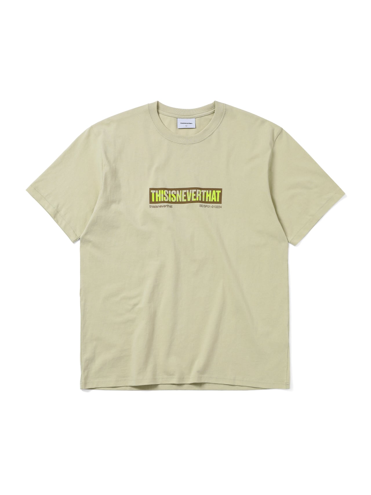 thisisneverthat - Skyscraper Tee (Pale Lime) product image 1 | TRAB K-Fashion Australia