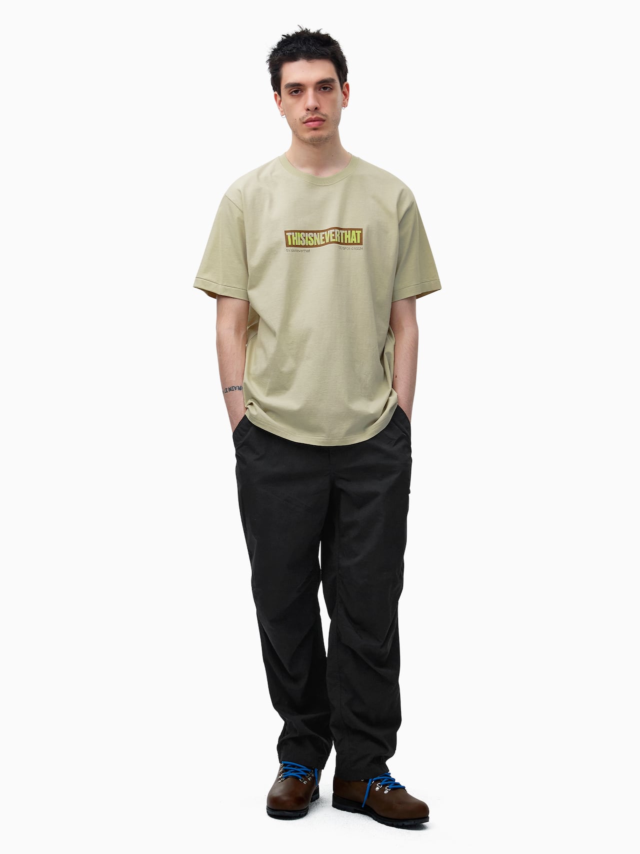 thisisneverthat - Skyscraper Tee (Pale Lime) product image 4 | TRAB K-Fashion Australia