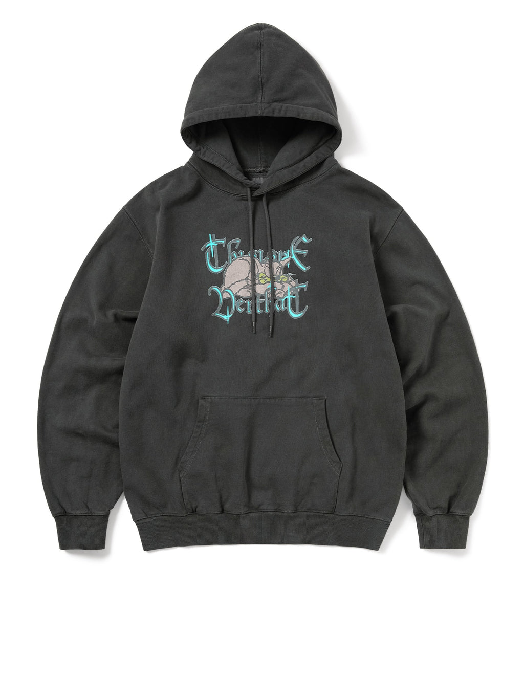 thisisneverthat - Sleepy Cat Hoodie (Charcoal) product image 1 | TRAB K-Fashion Australia