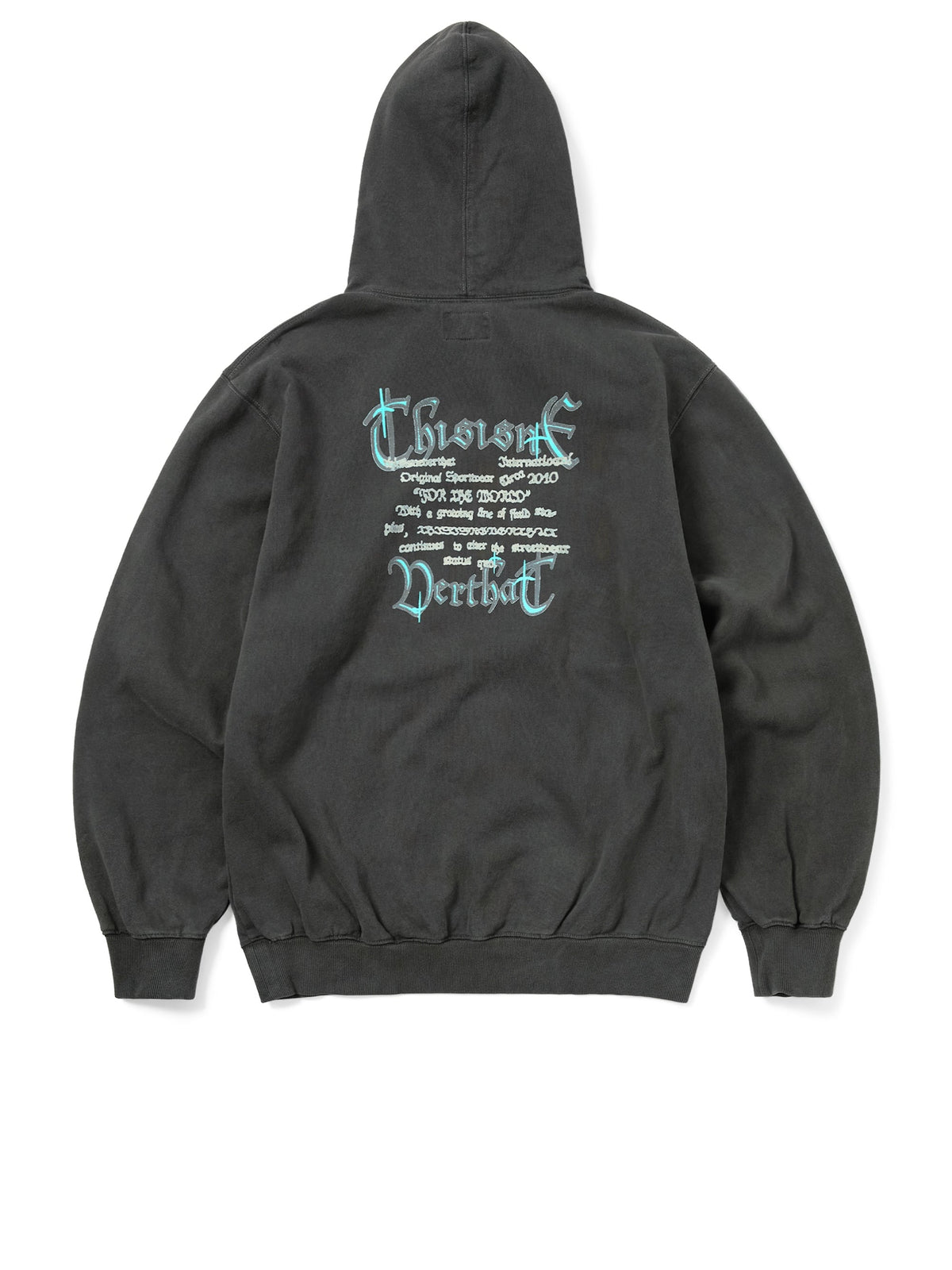 thisisneverthat - Sleepy Cat Hoodie (Charcoal) product image 5 | TRAB K-Fashion Australia