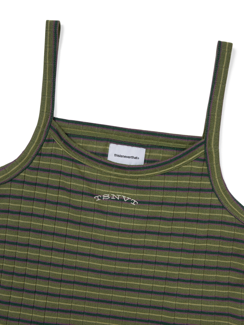 thisisneverthat - Sleeveless Striped W Top (Green) product image 2 | TRAB K-Fashion Australia