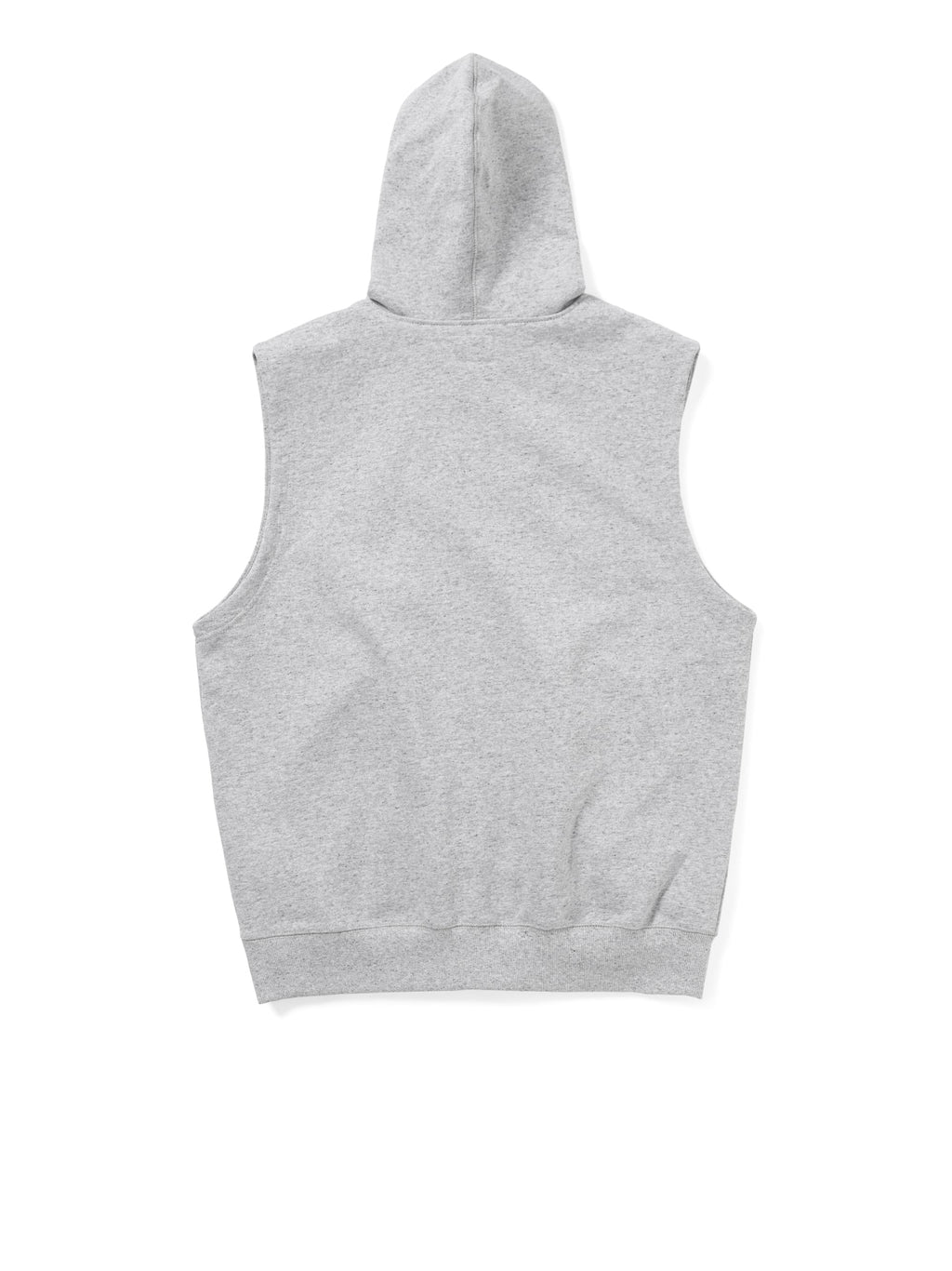 thisisneverthat - Sleeveless Zip Up Hoodie (Heather Grey) product image 3 | TRAB K-Fashion Australia