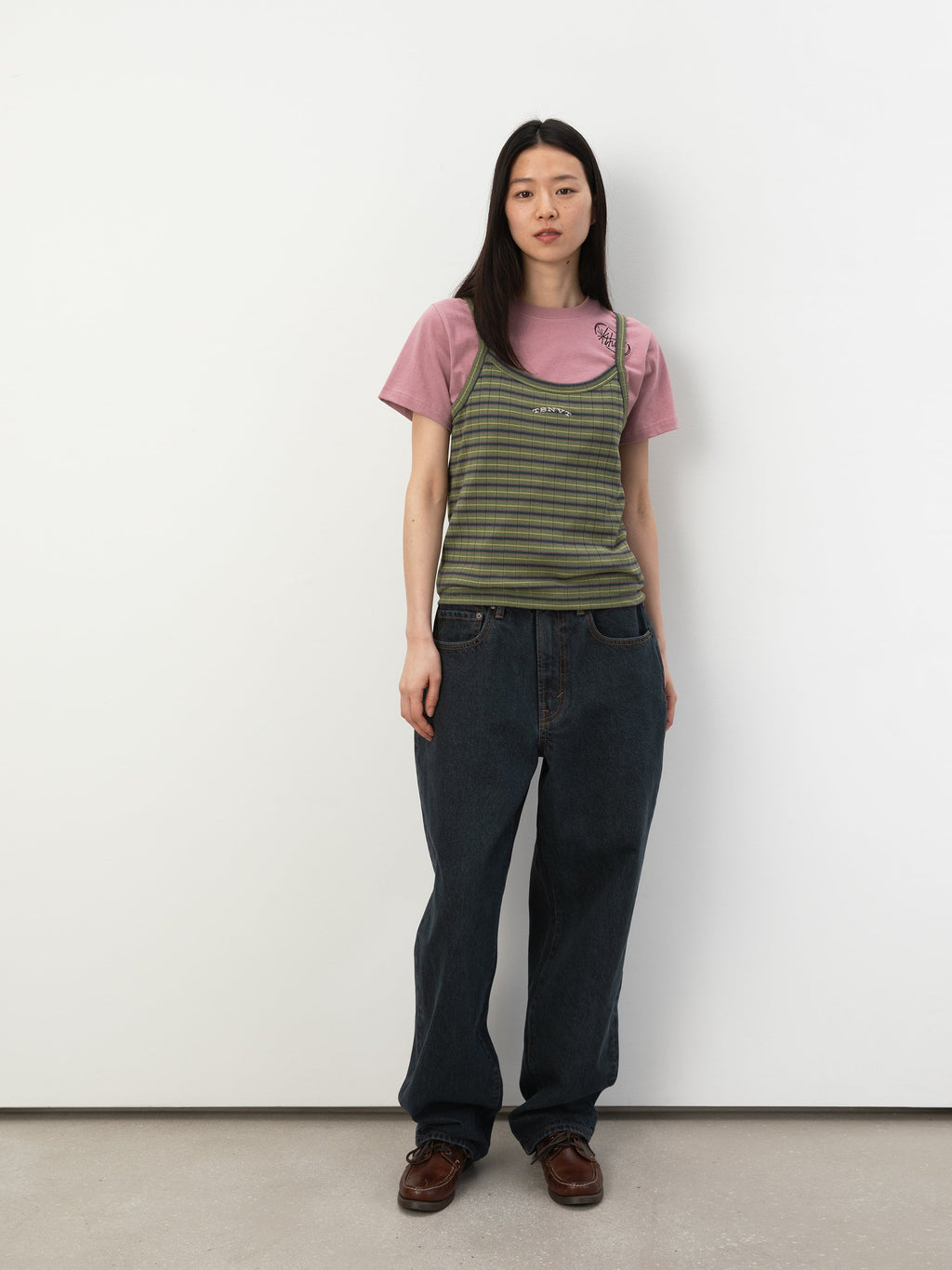 thisisneverthat - Sleeveless Striped W Top (Green) product image 4 | TRAB K-Fashion Australia