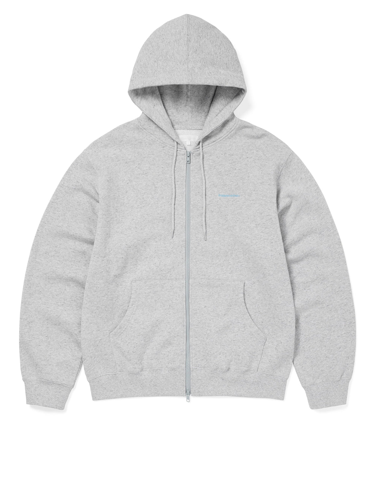 thisisneverthat - Small T-Logo Zip Up Hoodie (Heather Grey) product image 1 | TRAB K-Fashion Australia