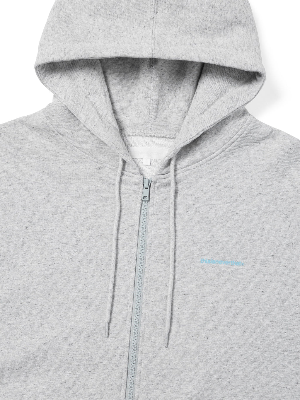 thisisneverthat - Small T-Logo Zip Up Hoodie (Heather Grey) product image 2 | TRAB K-Fashion Australia