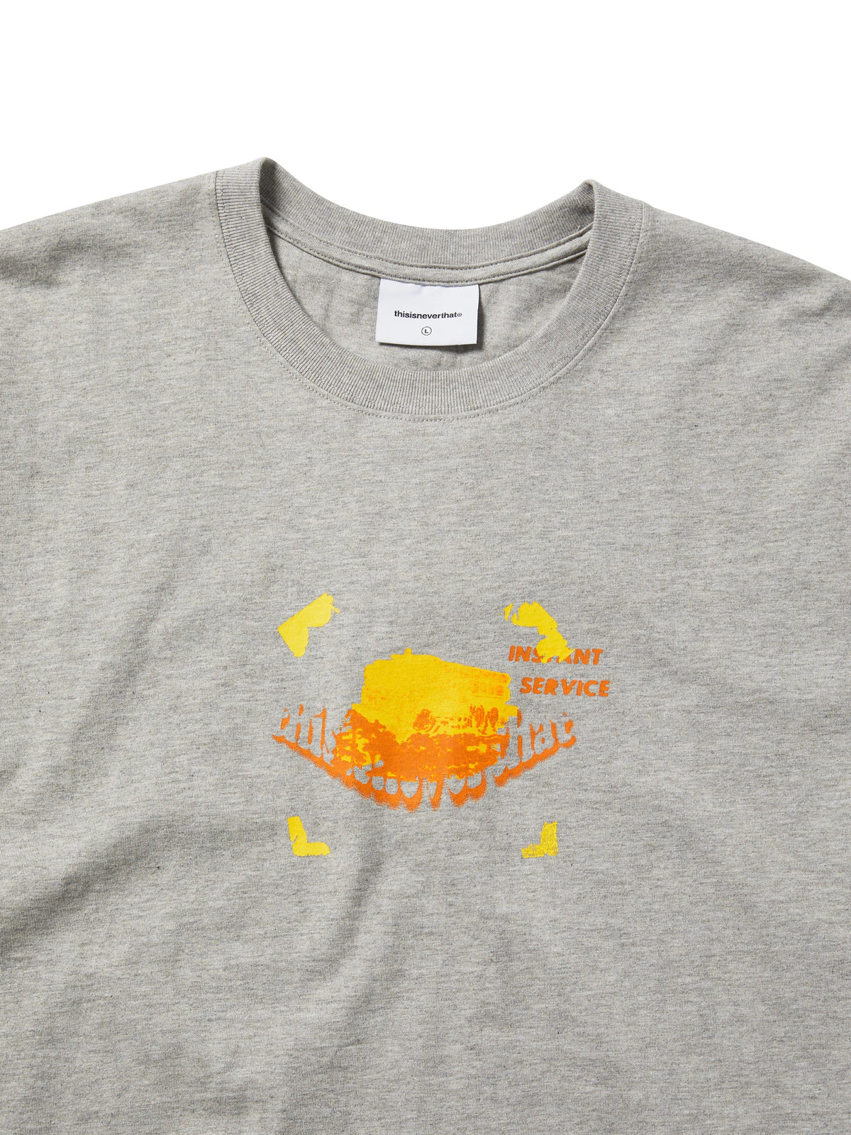 thisisneverthat - Snowplow Tee (Dark Heather Grey) product image 2 | TRAB K-Fashion Australia
