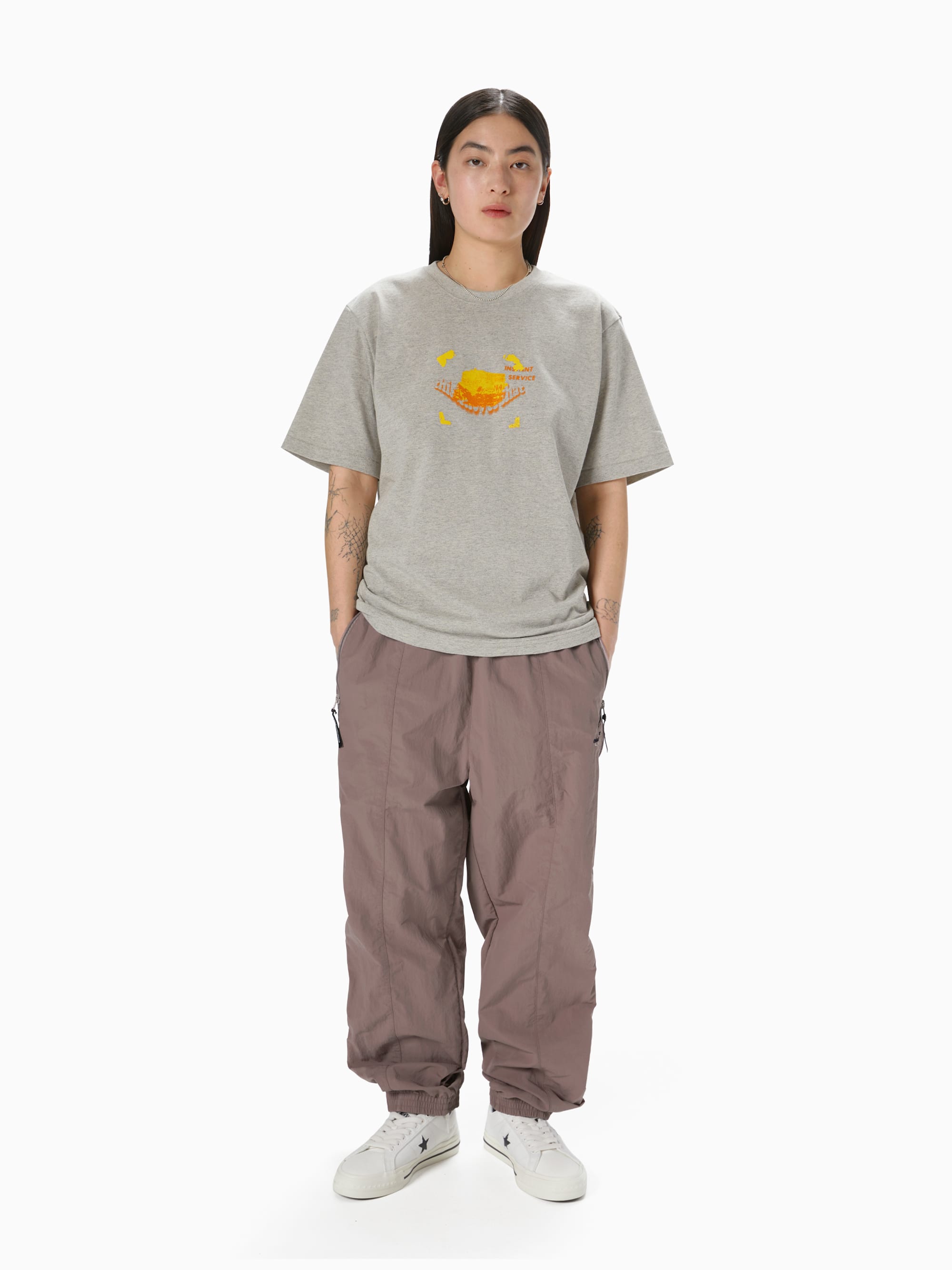 thisisneverthat - Snowplow Tee Dark Heather (Grey) product image 5 | TRAB K-Fashion Australia