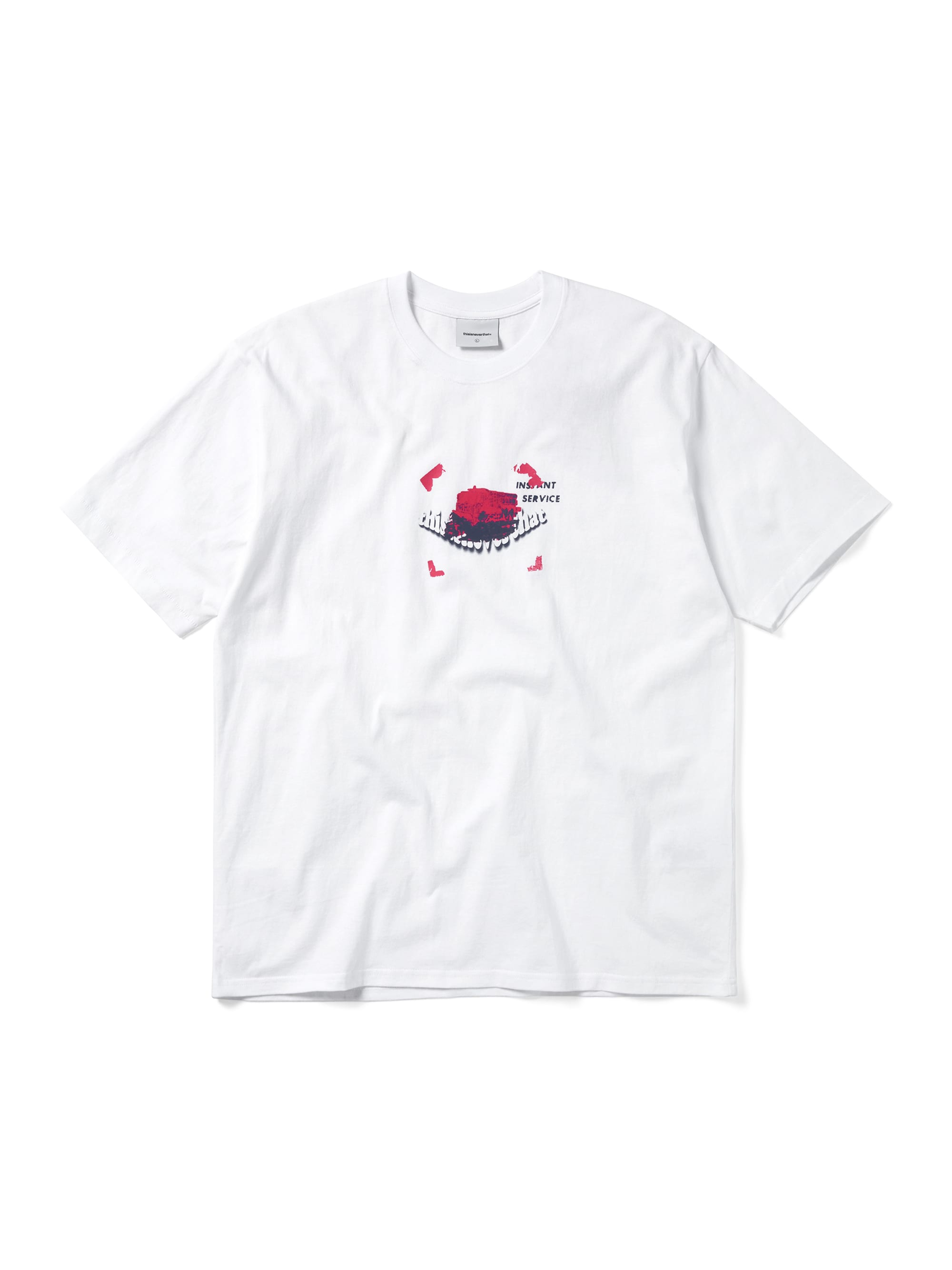 thisisneverthat - Snowplow Tee (White) product image 1 | TRAB K-Fashion Australia