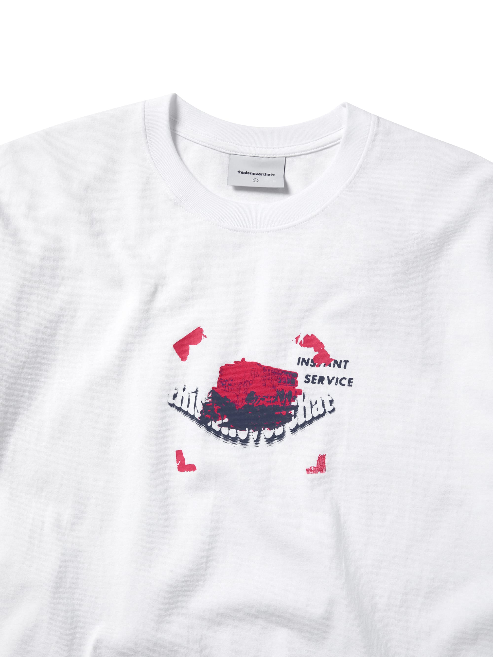 thisisneverthat - Snowplow Tee (White) product image 2 | TRAB K-Fashion Australia