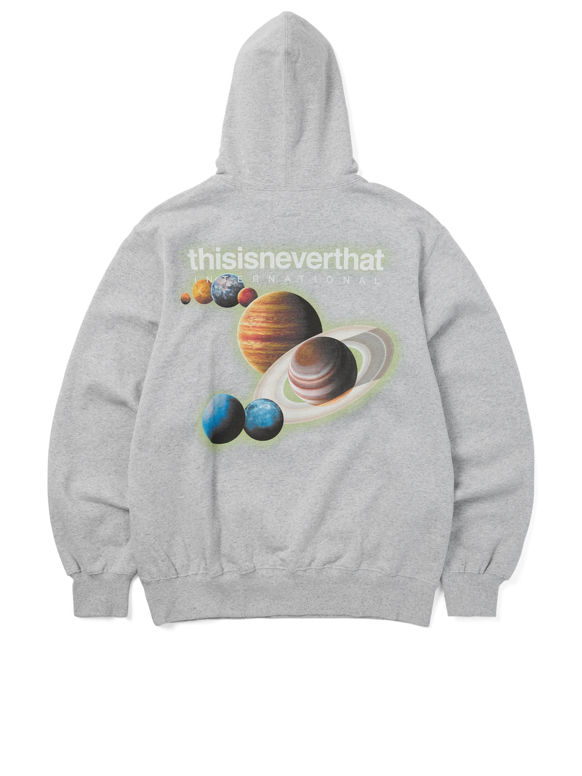 thisisneverthat - Solar System Hoodie (Heather Grey) product image 1 | TRAB K-Fashion Australia