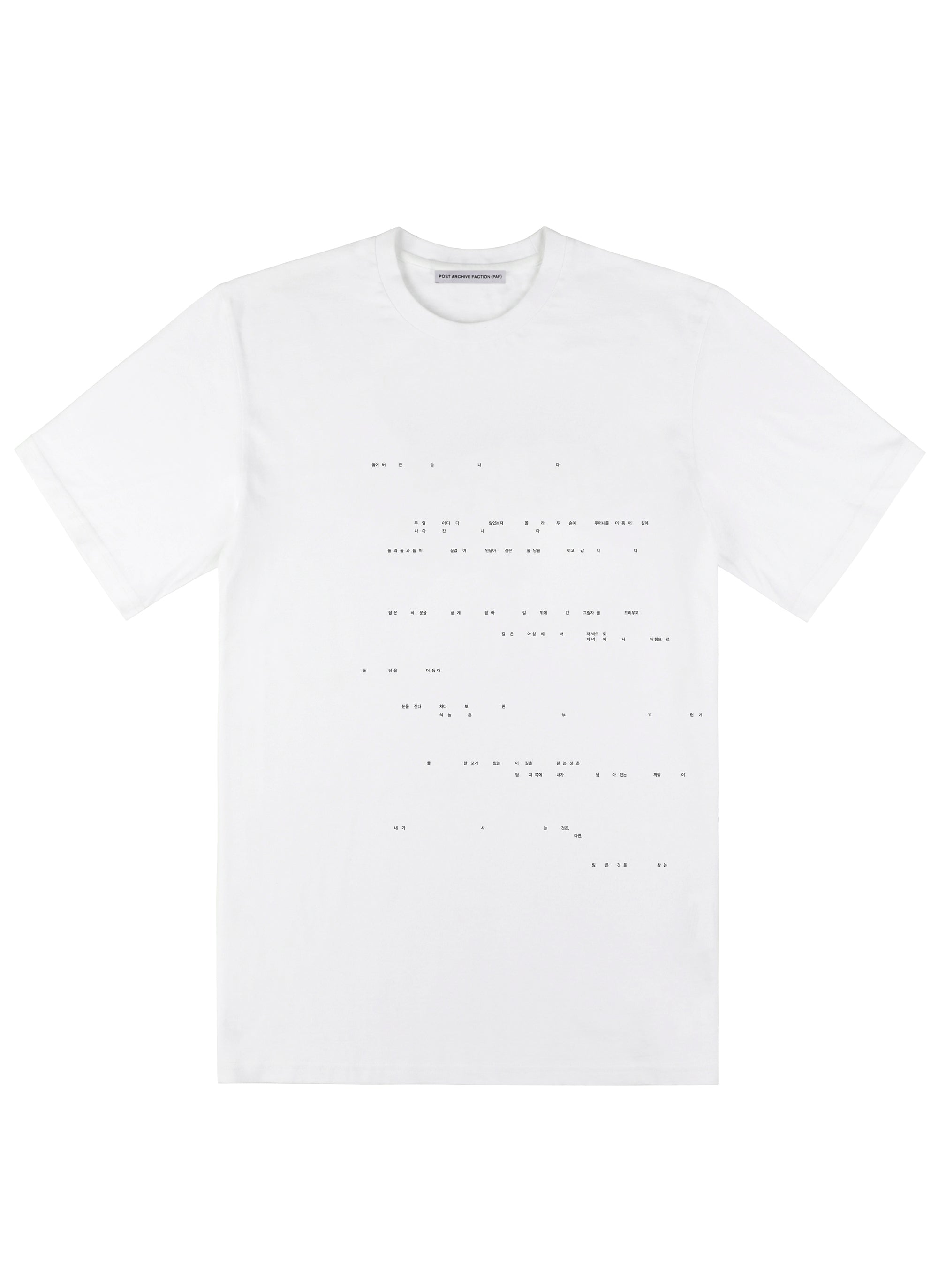 Post Archive Faction - SOUVENIR TEE 9 (White) product image 1 | TRAB K-Fashion Australia