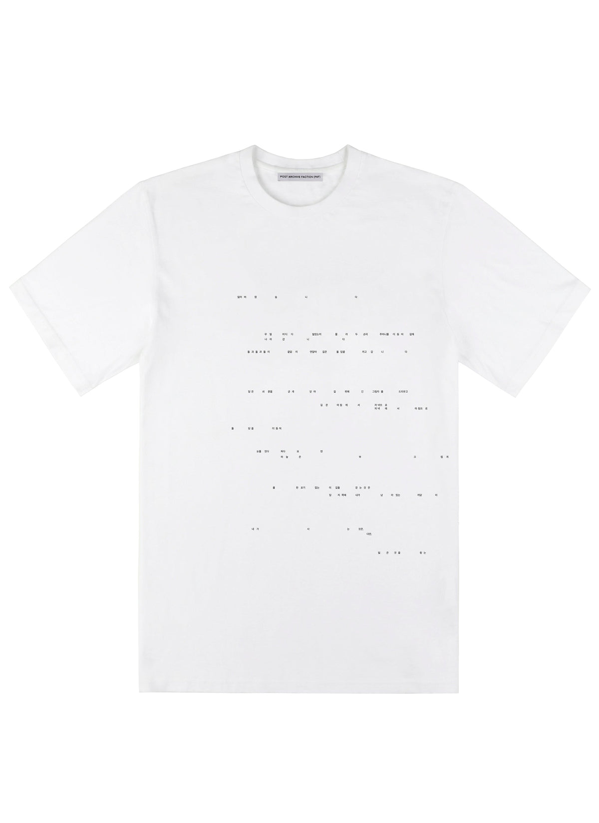 Post Archive Faction - Souvenir Tee 9 (White) product image 1 | TRAB K-Fashion Australia