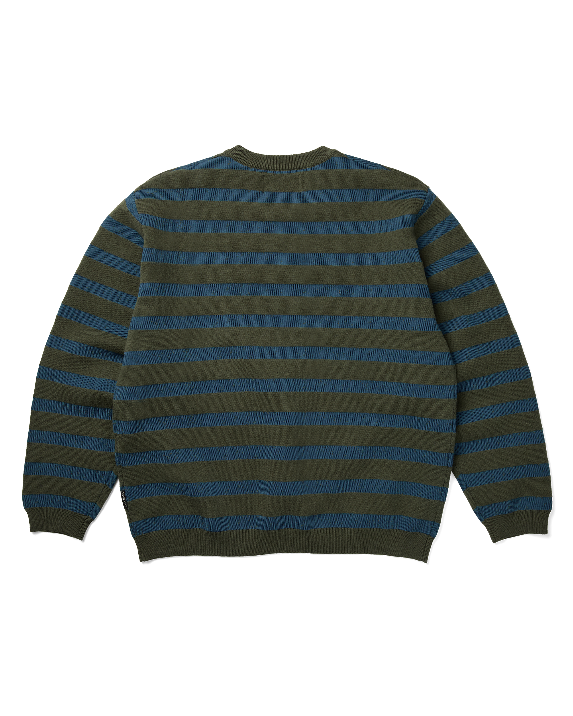 yeseyesee - Speckled Stripe Knit Pullover (Deep Green) product image 2 | TRAB K-Fashion Australia