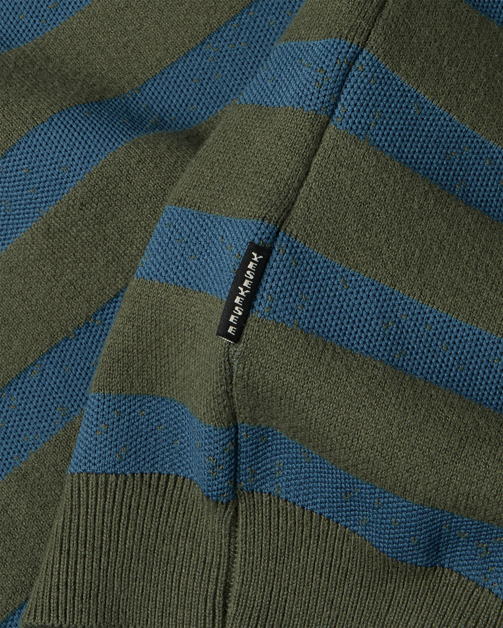yeseyesee - Speckled Stripe Knit Pullover (Deep Green) product image 5 | TRAB K-Fashion Australia