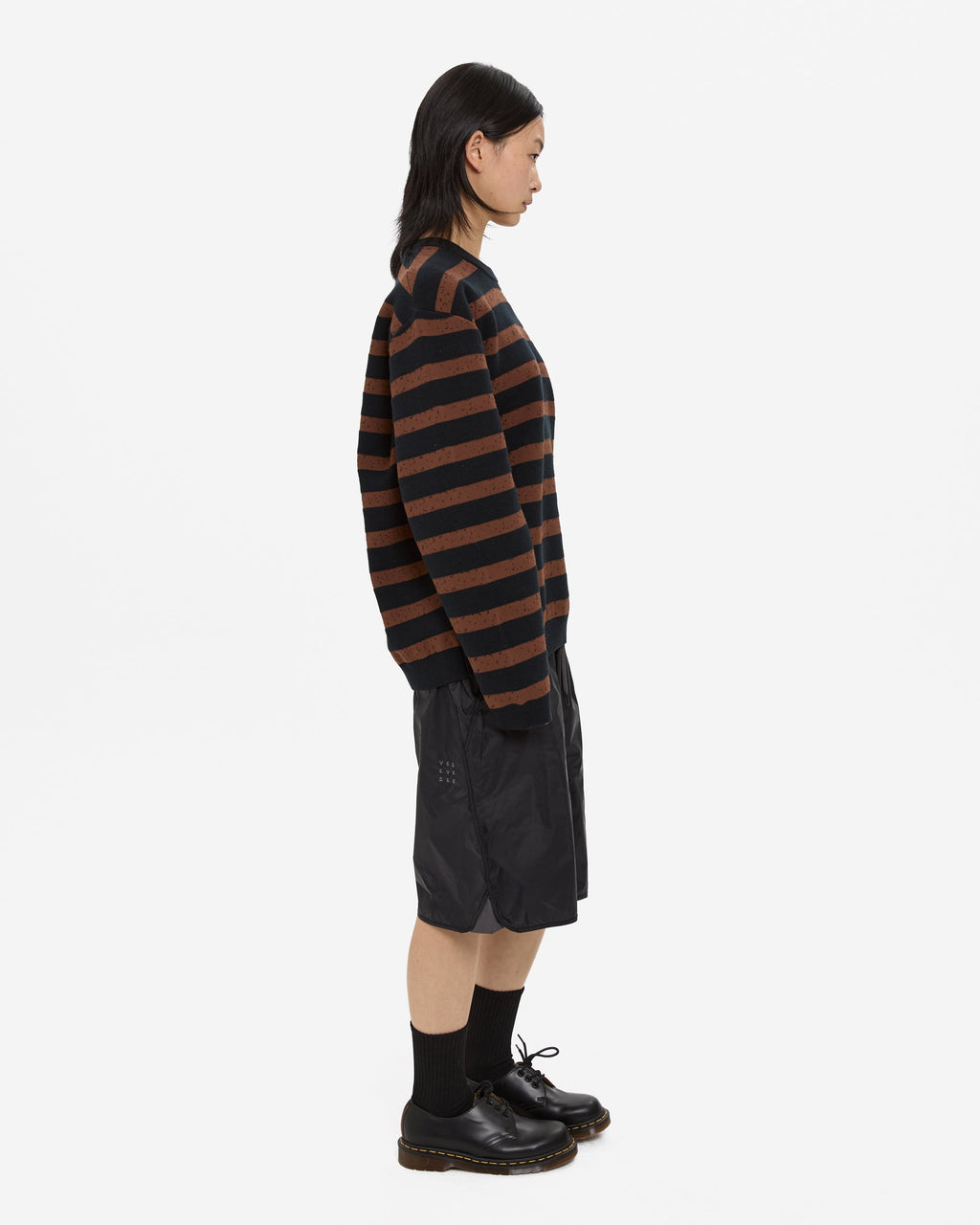 yeseyesee - Speckled Stripe Knit Pullover (Ink) product image 11 | TRAB K-Fashion Australia