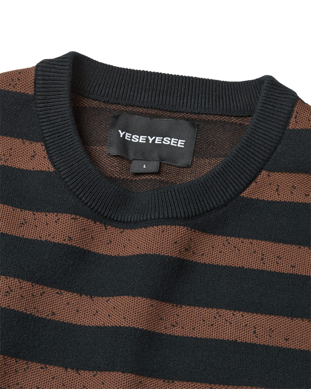 yeseyesee - Speckled Stripe Knit Pullover (Ink) product image 3 | TRAB K-Fashion Australia
