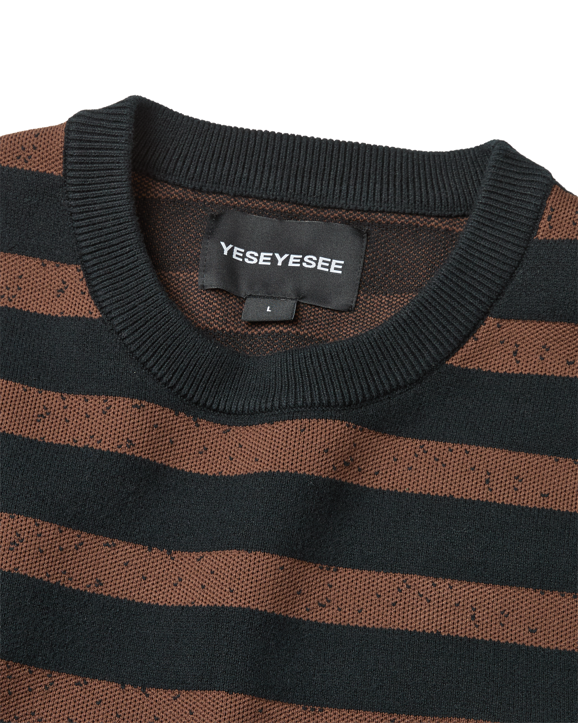 yeseyesee - Speckled Stripe Knit Pullover (Ink) product image 3 | TRAB K-Fashion Australia