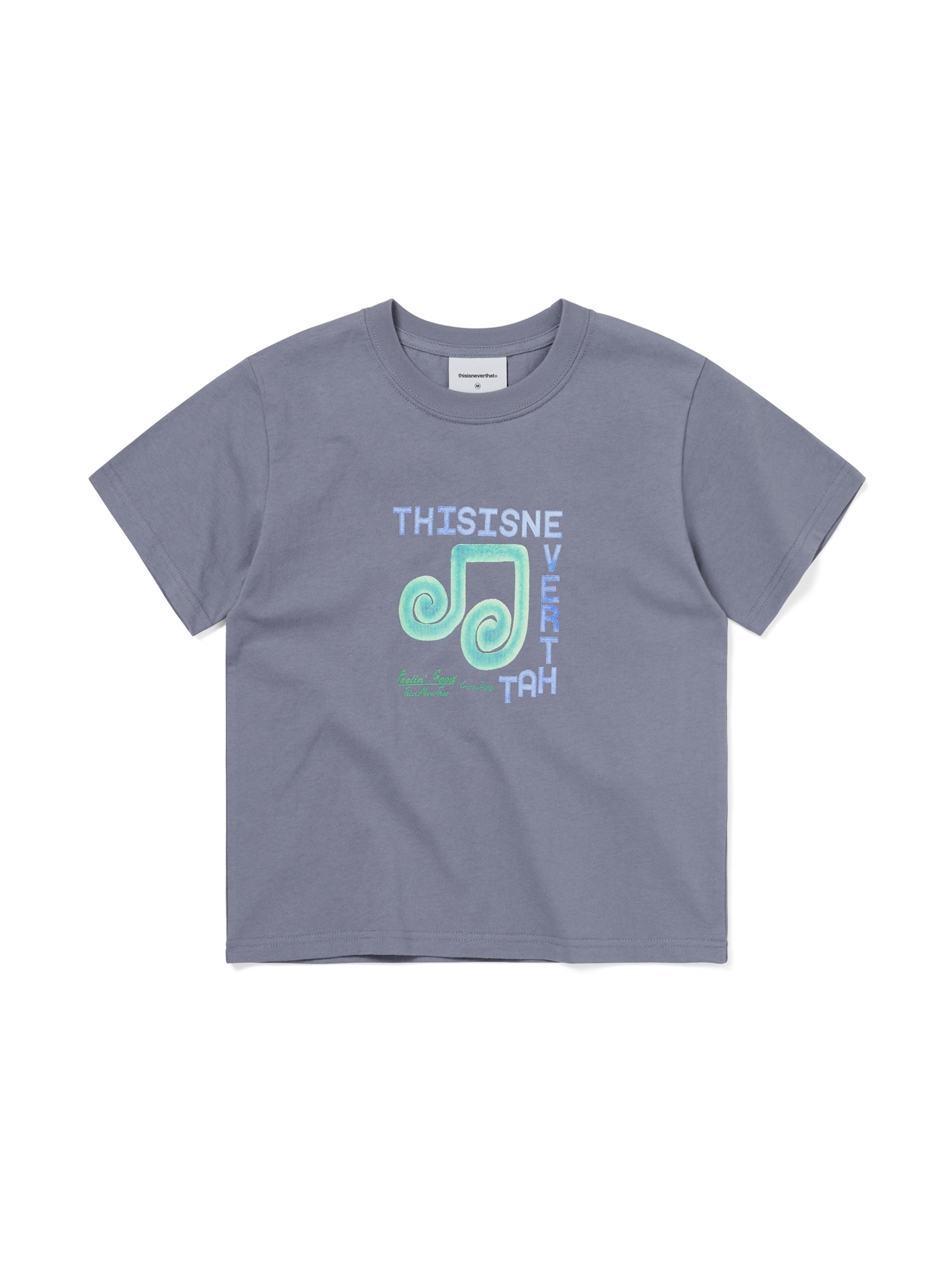 thisisneverthat - Spiral Note W Tee (Grey) product image 1 | TRAB K-Fashion Australia