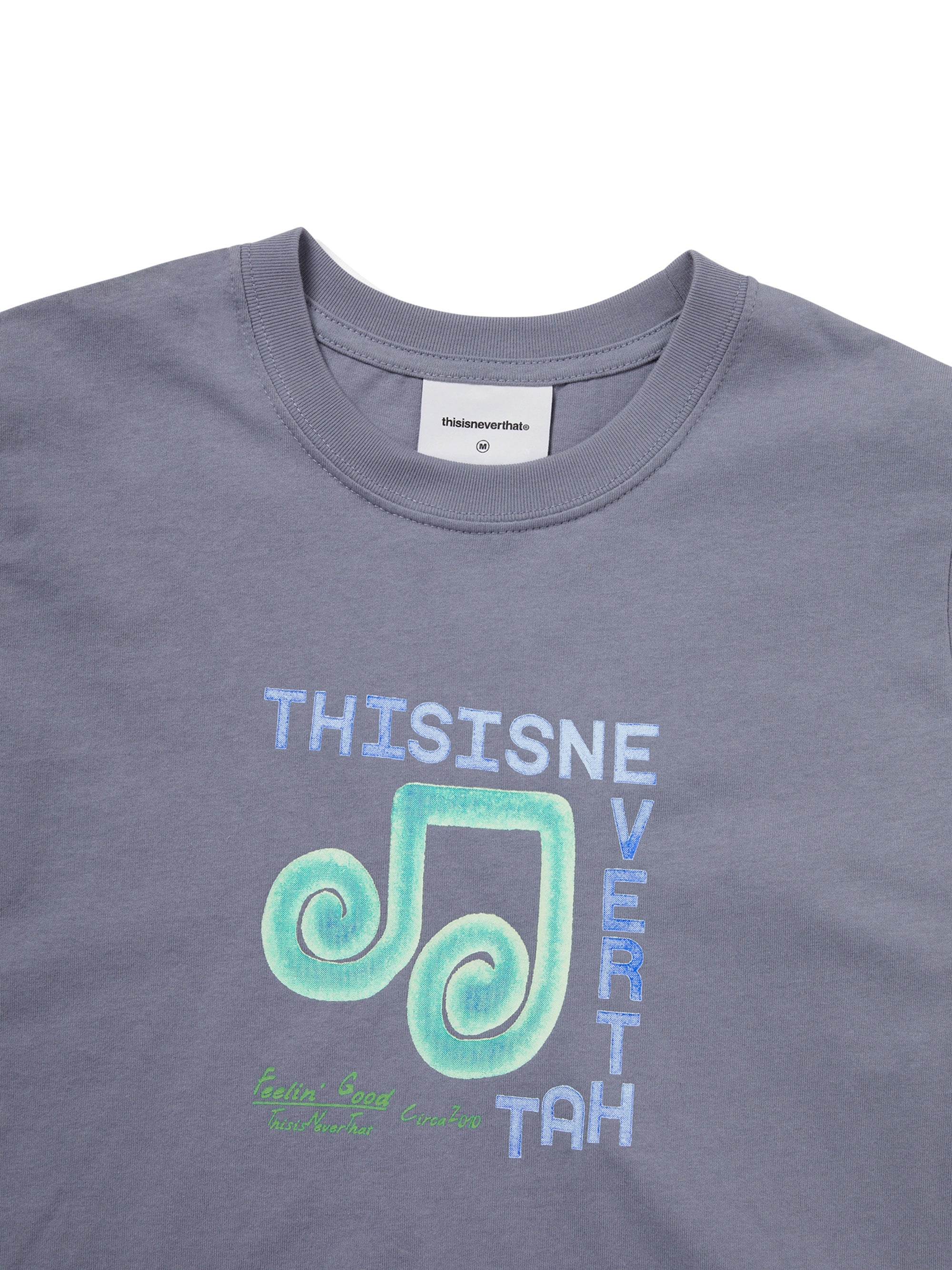 thisisneverthat - Spiral Note W Tee (Grey) product image 2 | TRAB K-Fashion Australia