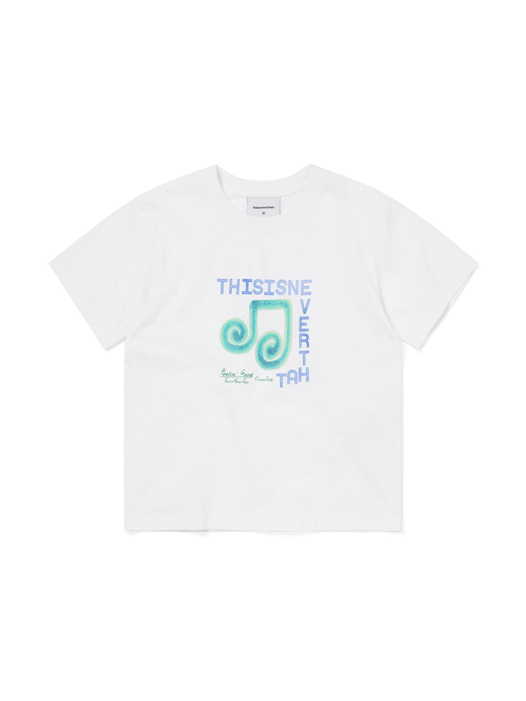 thisisneverthat - Spiral Note W Tee (White) product image 1 | TRAB K-Fashion Australia