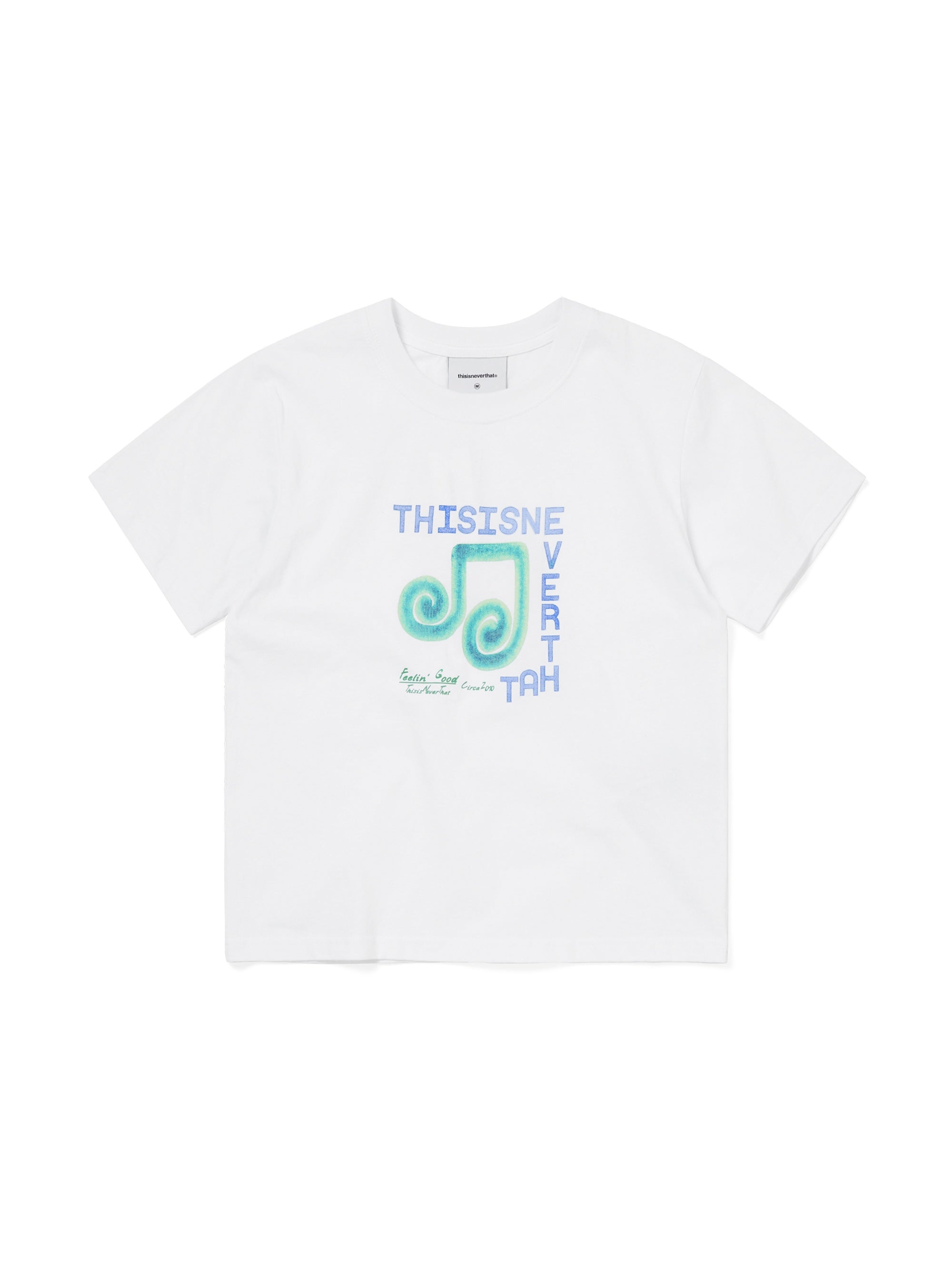 thisisneverthat - Spiral Note W Tee (White) product image 1 | TRAB K-Fashion Australia