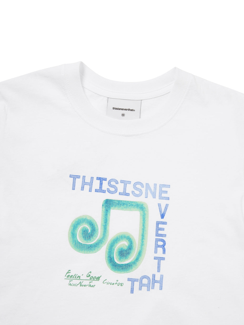 thisisneverthat - Spiral Note W Tee (White) product image 2 | TRAB K-Fashion Australia