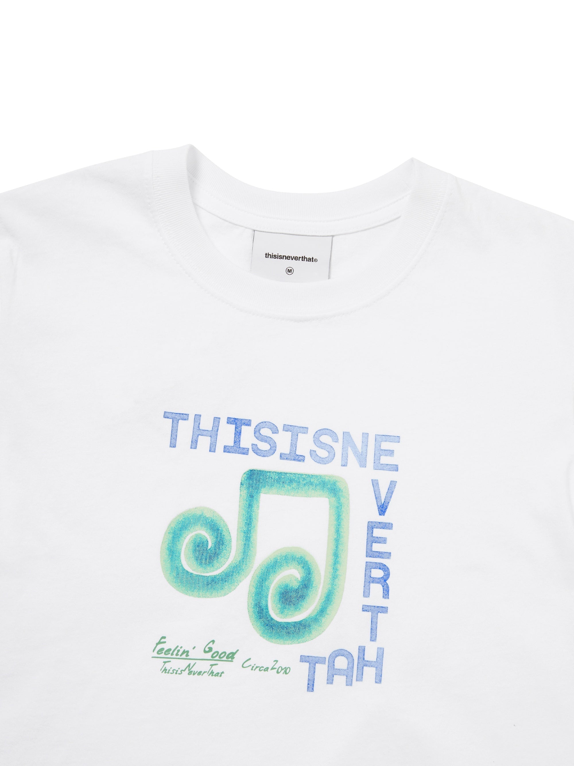 thisisneverthat - Spiral Note W Tee (White) product image 2 | TRAB K-Fashion Australia