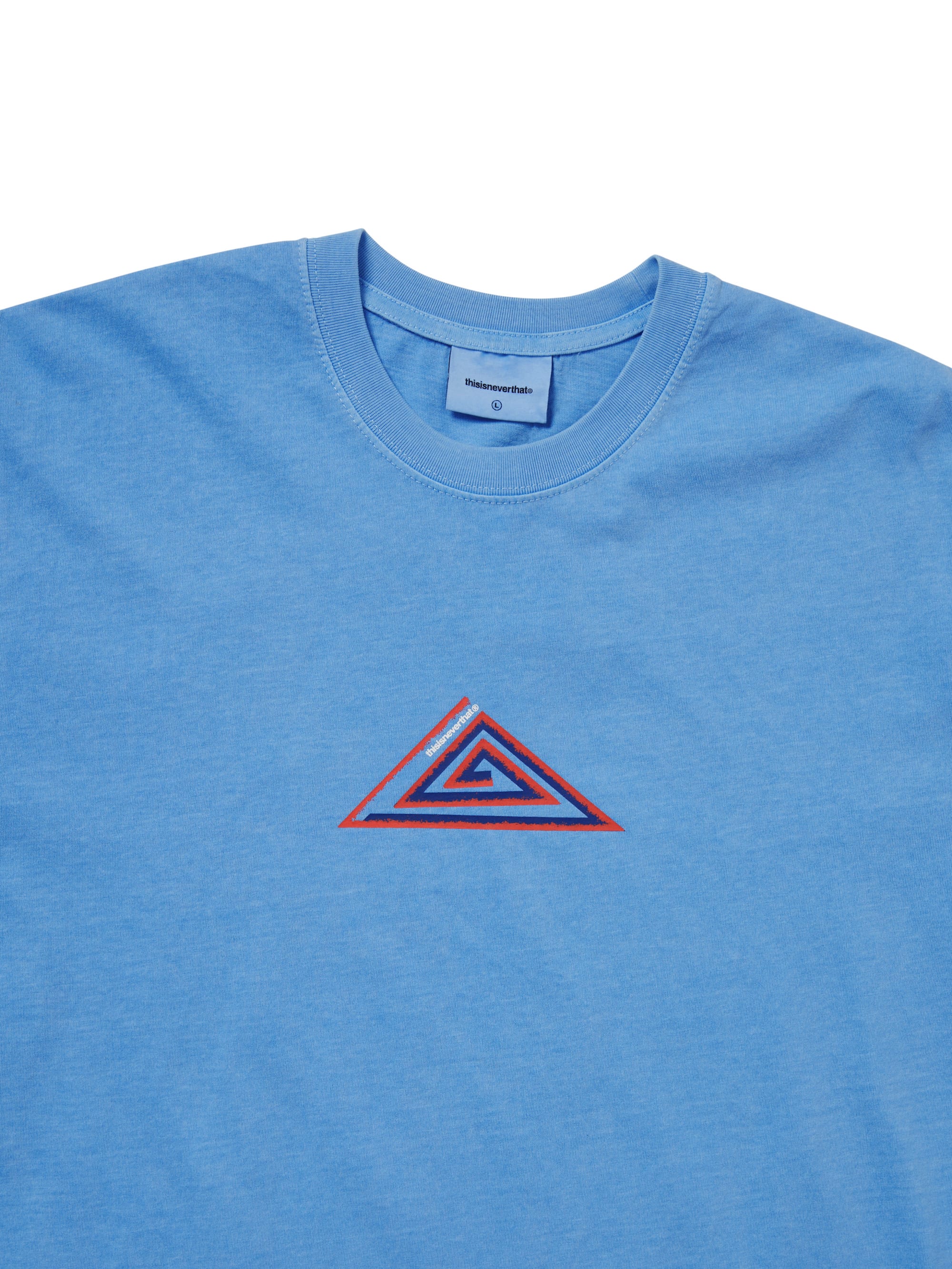 thisisneverthat - Spiral Triangle Tee (Blue) product image 2 | TRAB K-Fashion Australia