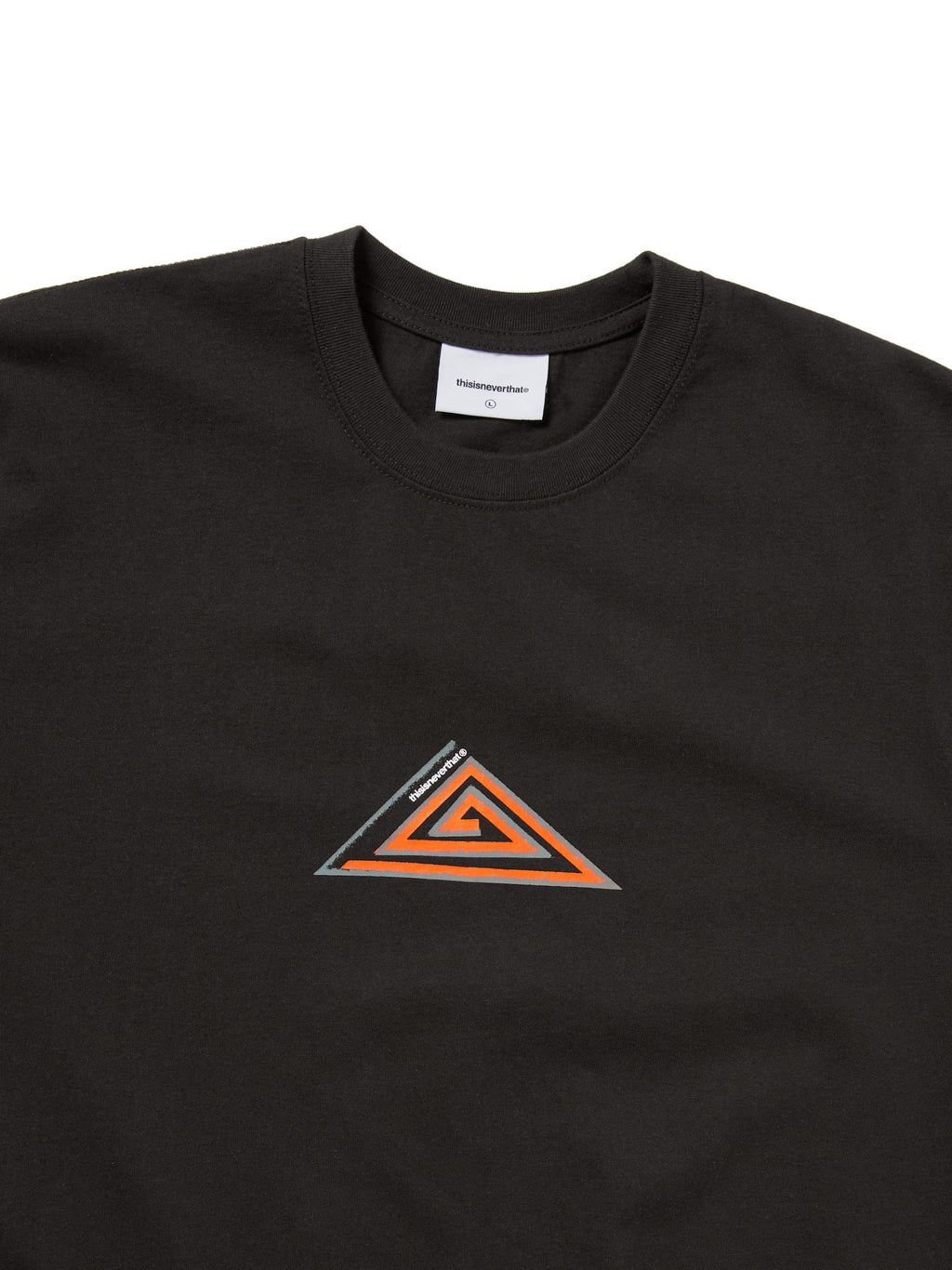 thisisneverthat - Spiral Triangle Tee (Black) product image 2 | TRAB K-Fashion Australia