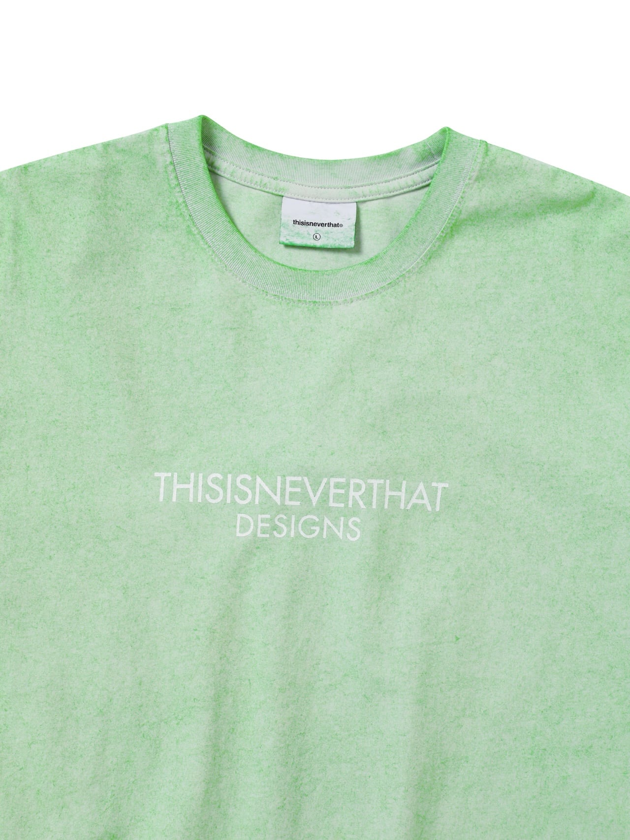 thisisneverthat - Sprayed FR-Logo Tee (Mint) product image 2 | TRAB K-Fashion Australia