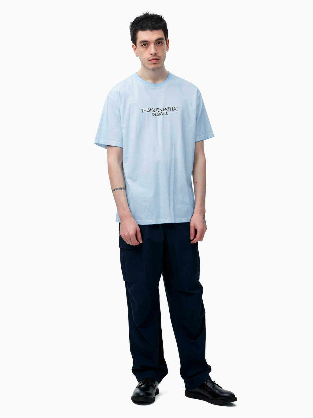 thisisneverthat - Sprayed FR-Logo Tee (White) product image 4 | TRAB K-Fashion Australia