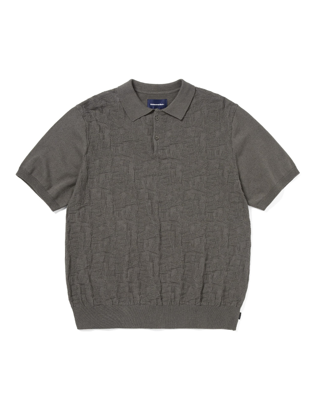 thisisneverthat - Stacked TNT S/S Knit Polo (Grey) product image 1 | TRAB K-Fashion Australia
