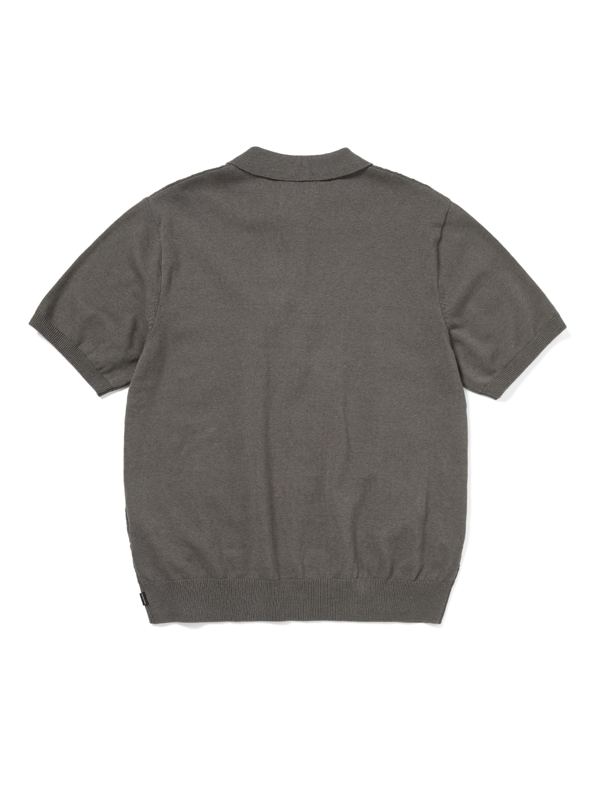 thisisneverthat - Stacked TNT S/S Knit Polo (Grey) product image 4 | TRAB K-Fashion Australia
