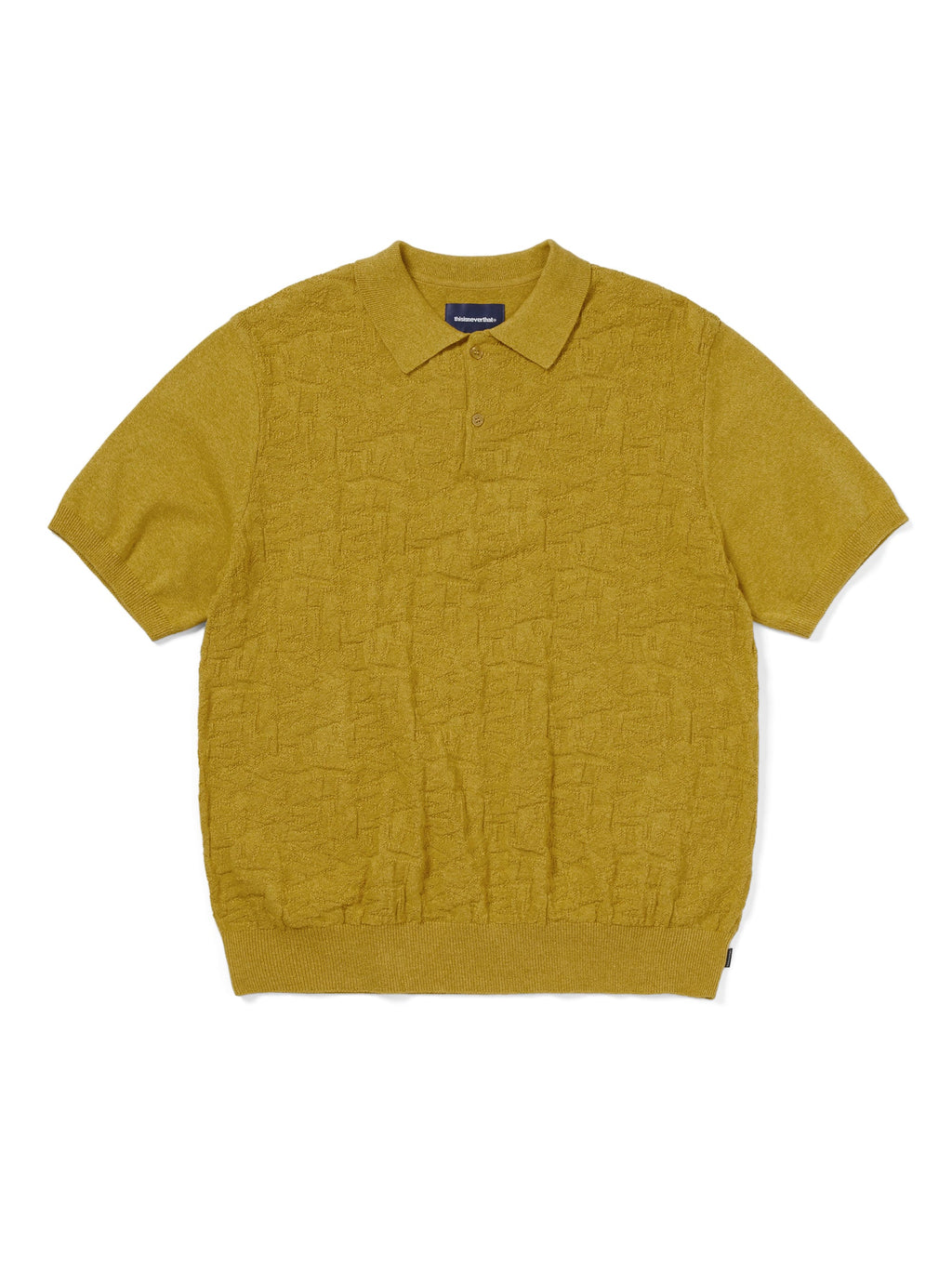 thisisneverthat - Stacked TNT S/S Knit Polo (Yellow) product image 1 | TRAB K-Fashion Australia