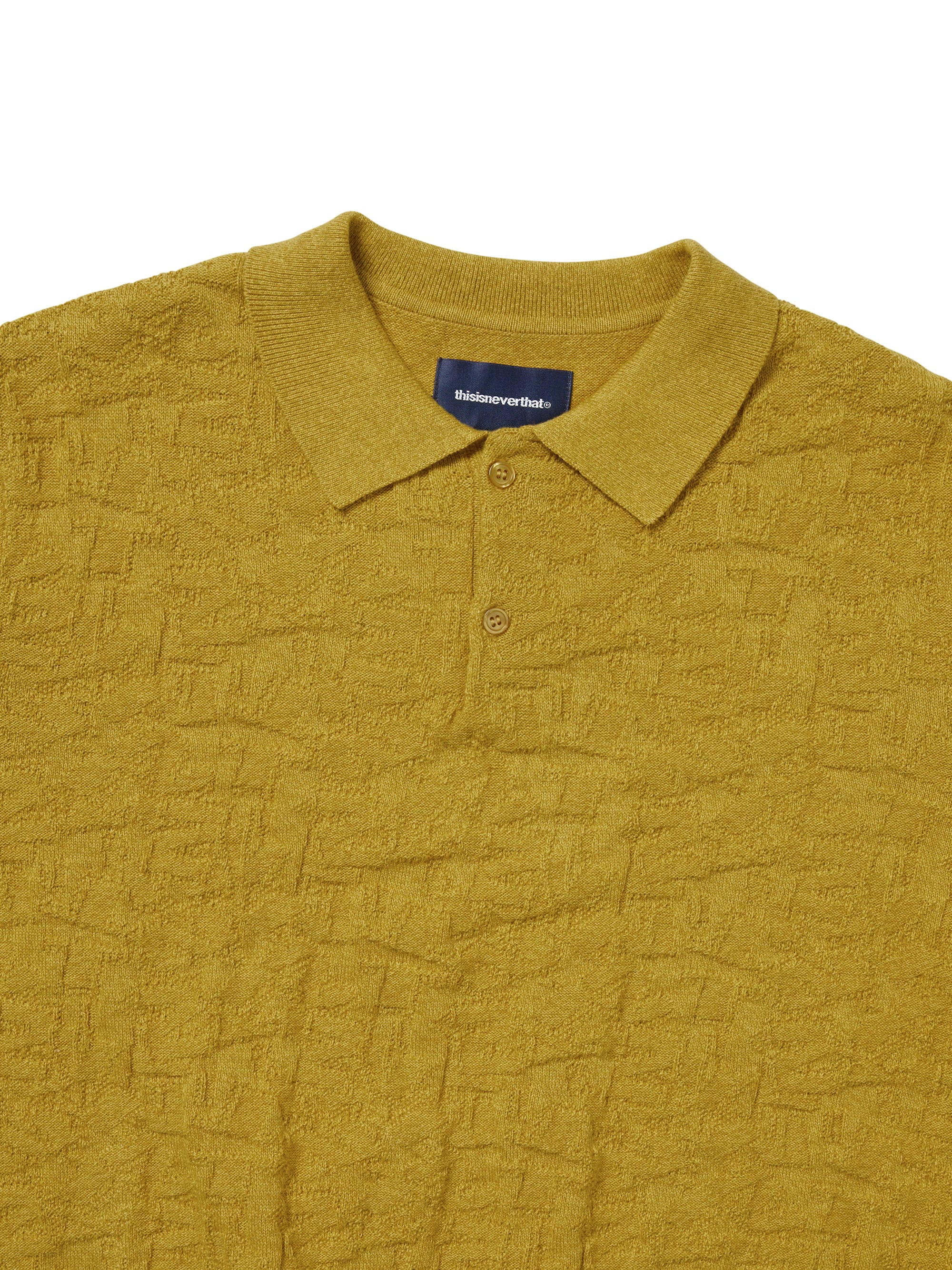 thisisneverthat - Stacked TNT S/S Knit Polo (Yellow) product image 2 | TRAB K-Fashion Australia