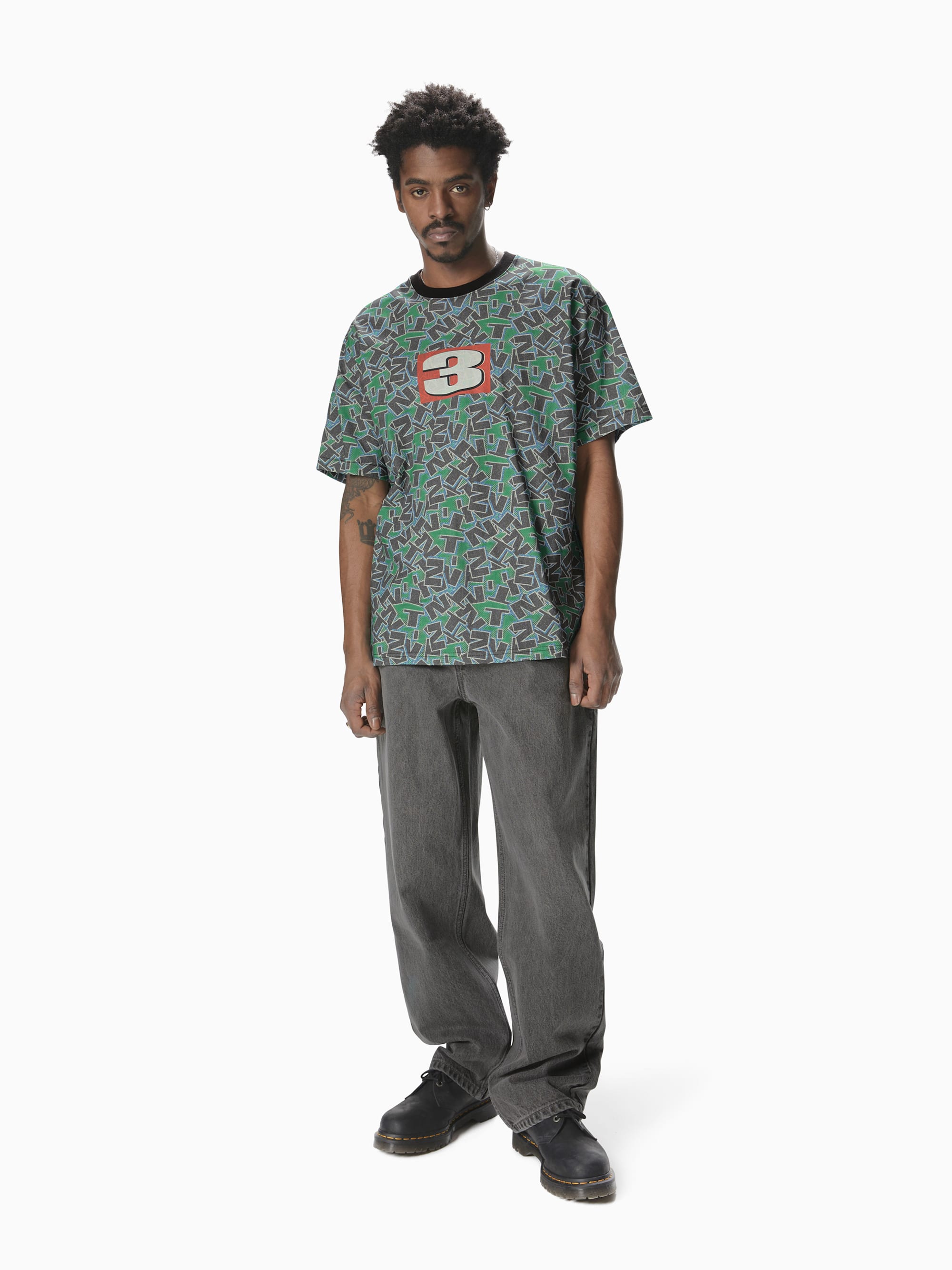 thisisneverthat - Stacked TNT Tee (Green) product image 4 | TRAB K-Fashion Australia