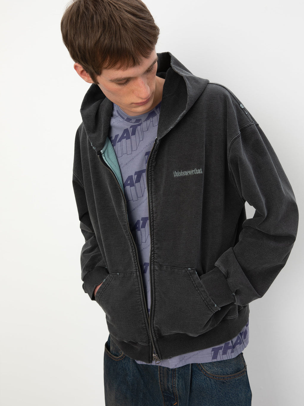 thisisneverthat - Stacked THAT Tee (Grey) product image 4 | TRAB K-Fashion Australia