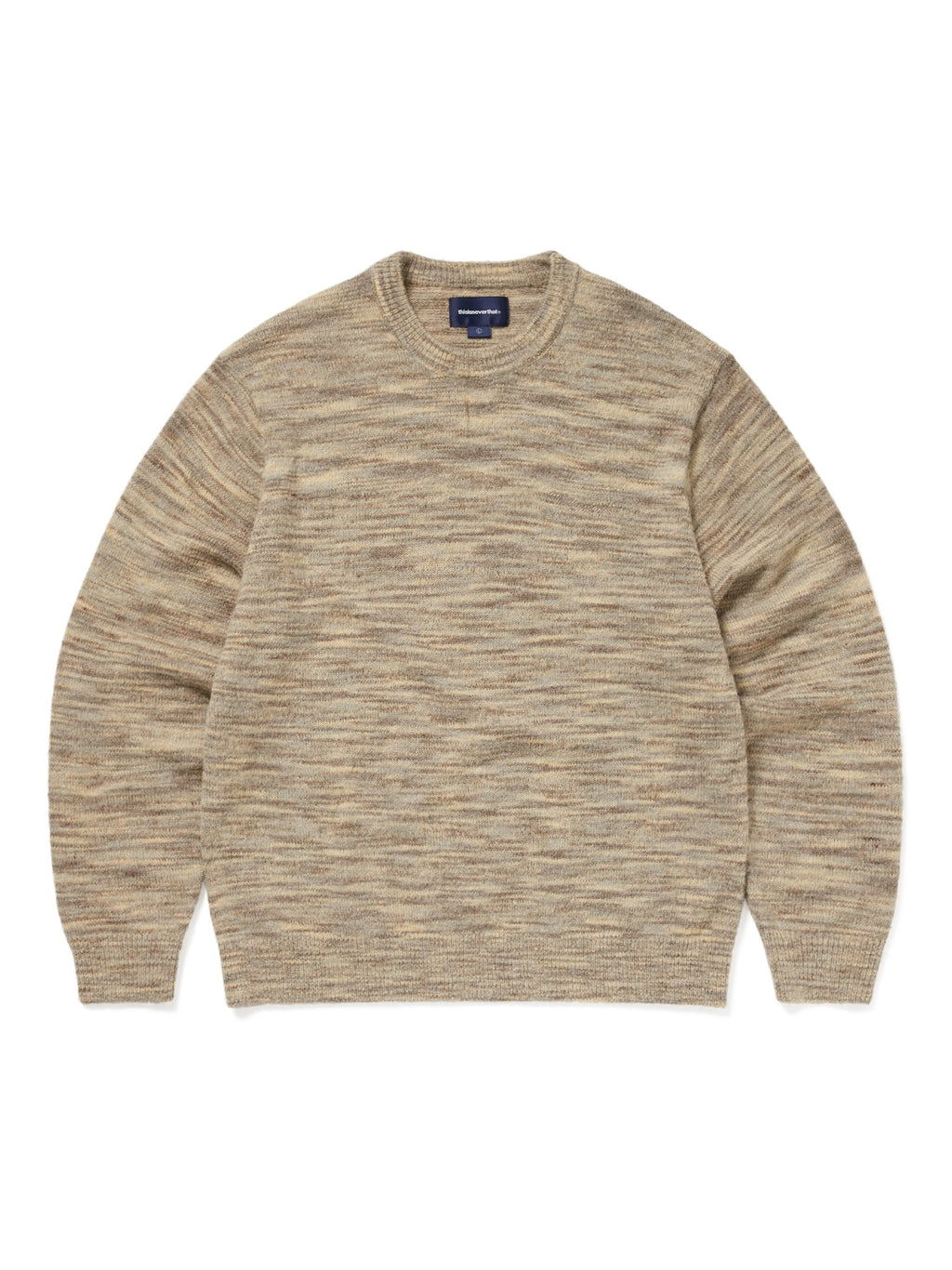 thisisneverthat - Static Knit Sweater (Beige) product image 1 | TRAB K-Fashion Australia