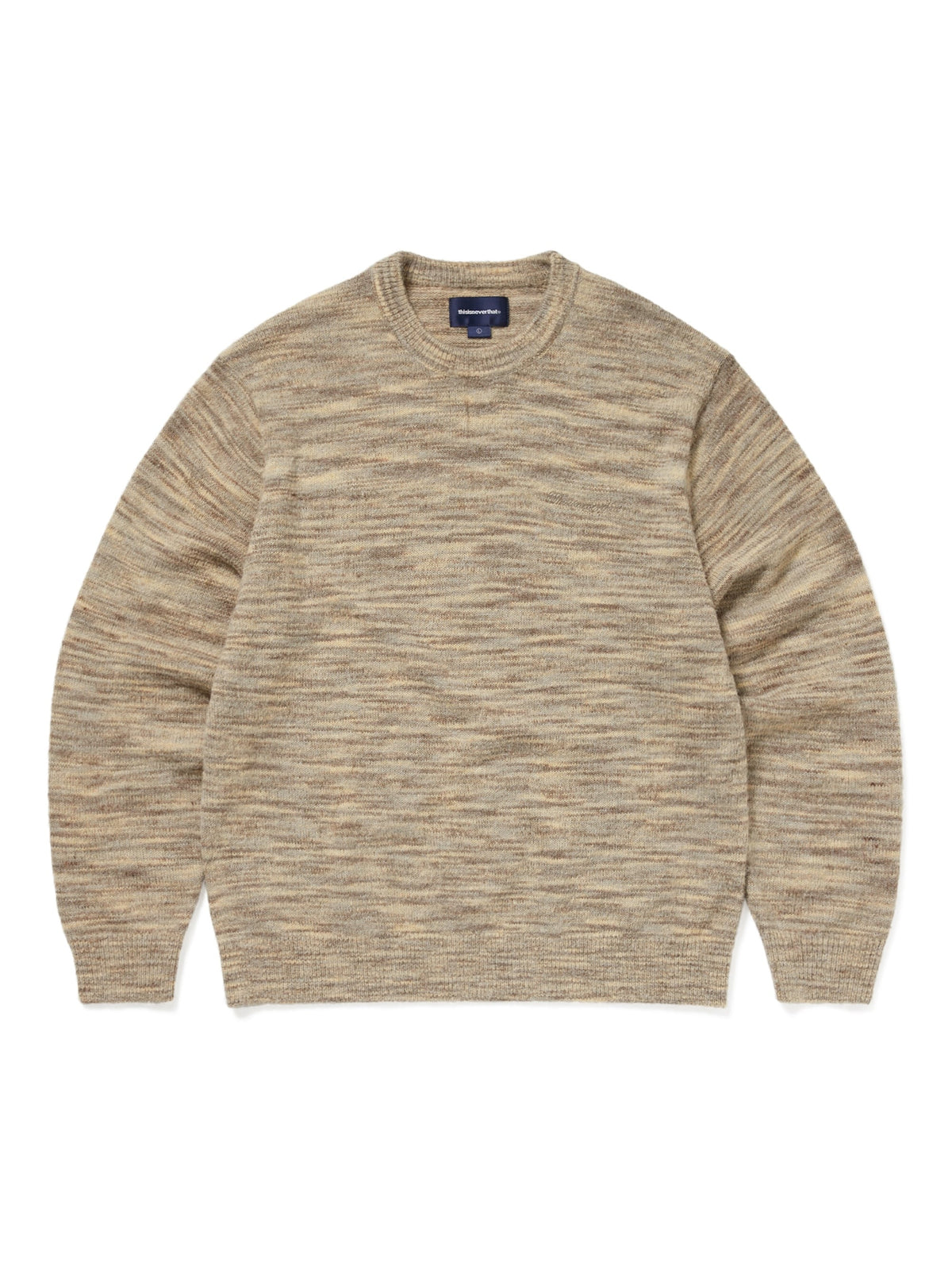 thisisneverthat - Static Knit Sweater (Beige) product image 1 | TRAB K-Fashion Australia