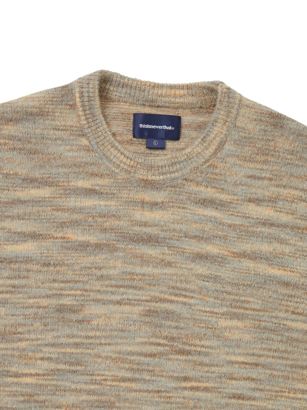 thisisneverthat - Static Knit Sweater (Beige) product image 2 | TRAB K-Fashion Australia